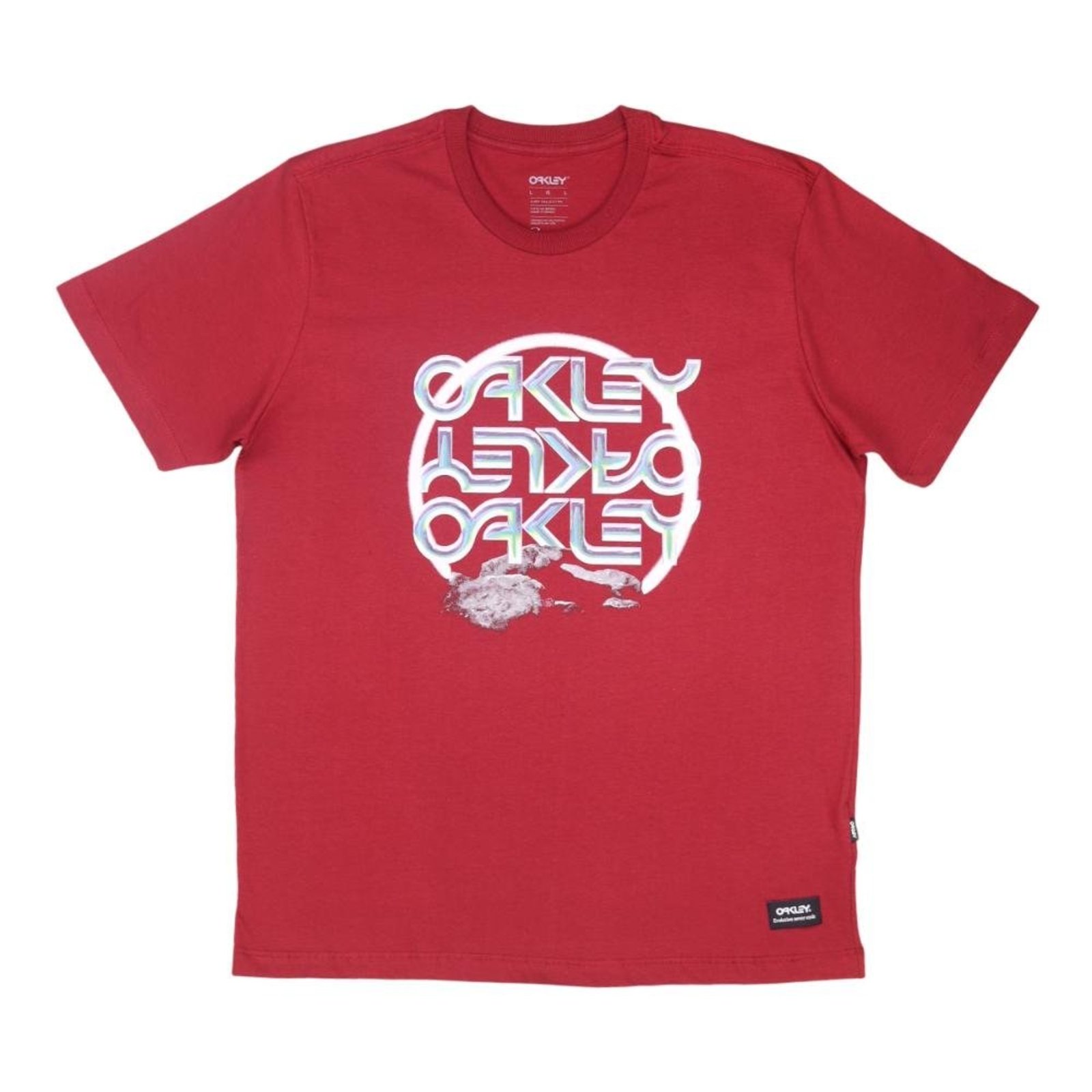Camiseta Oakley Organic B1B Chromed Tee Vermelho