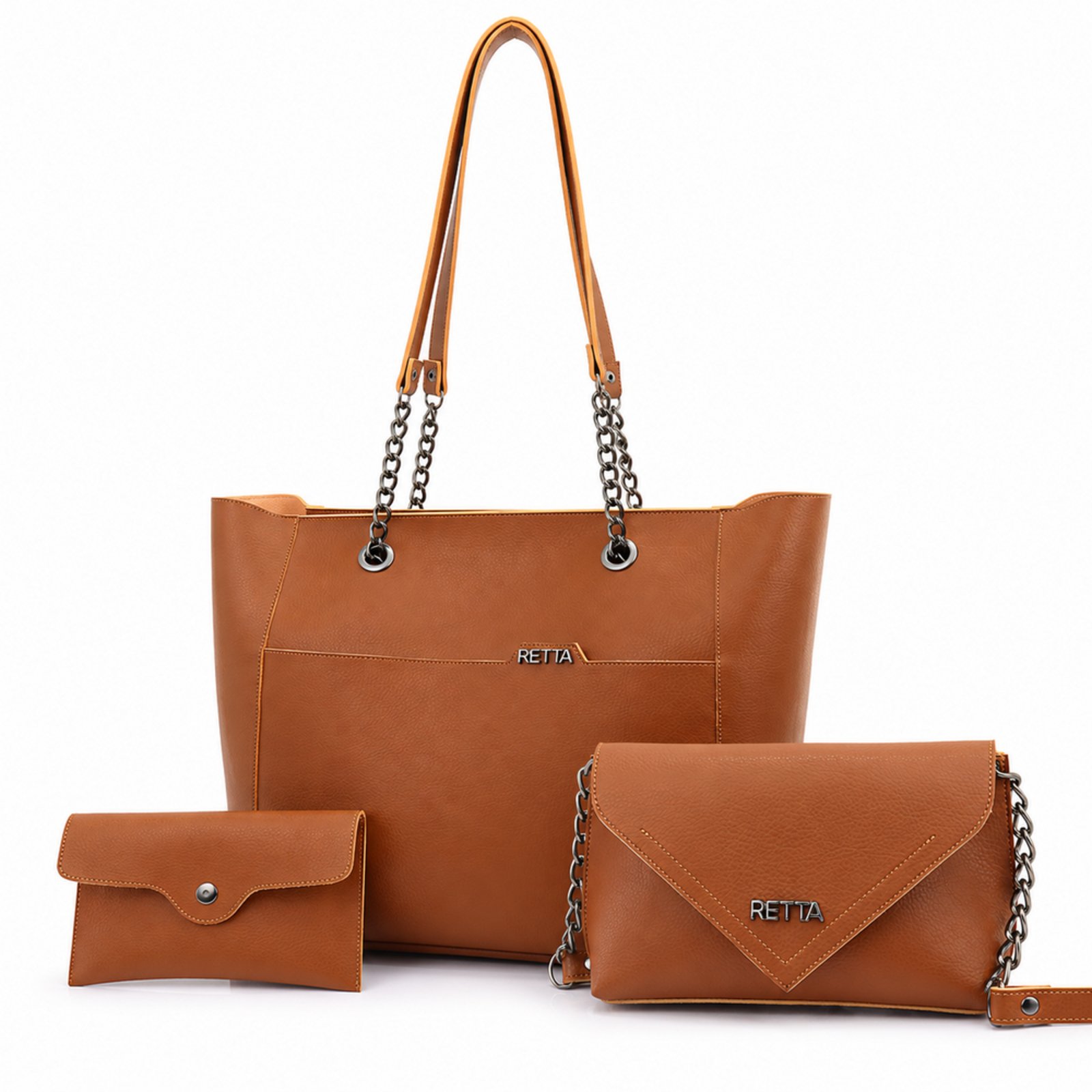 Kit 2 Bolsas Femininas Esther Grande + Amália Pequena