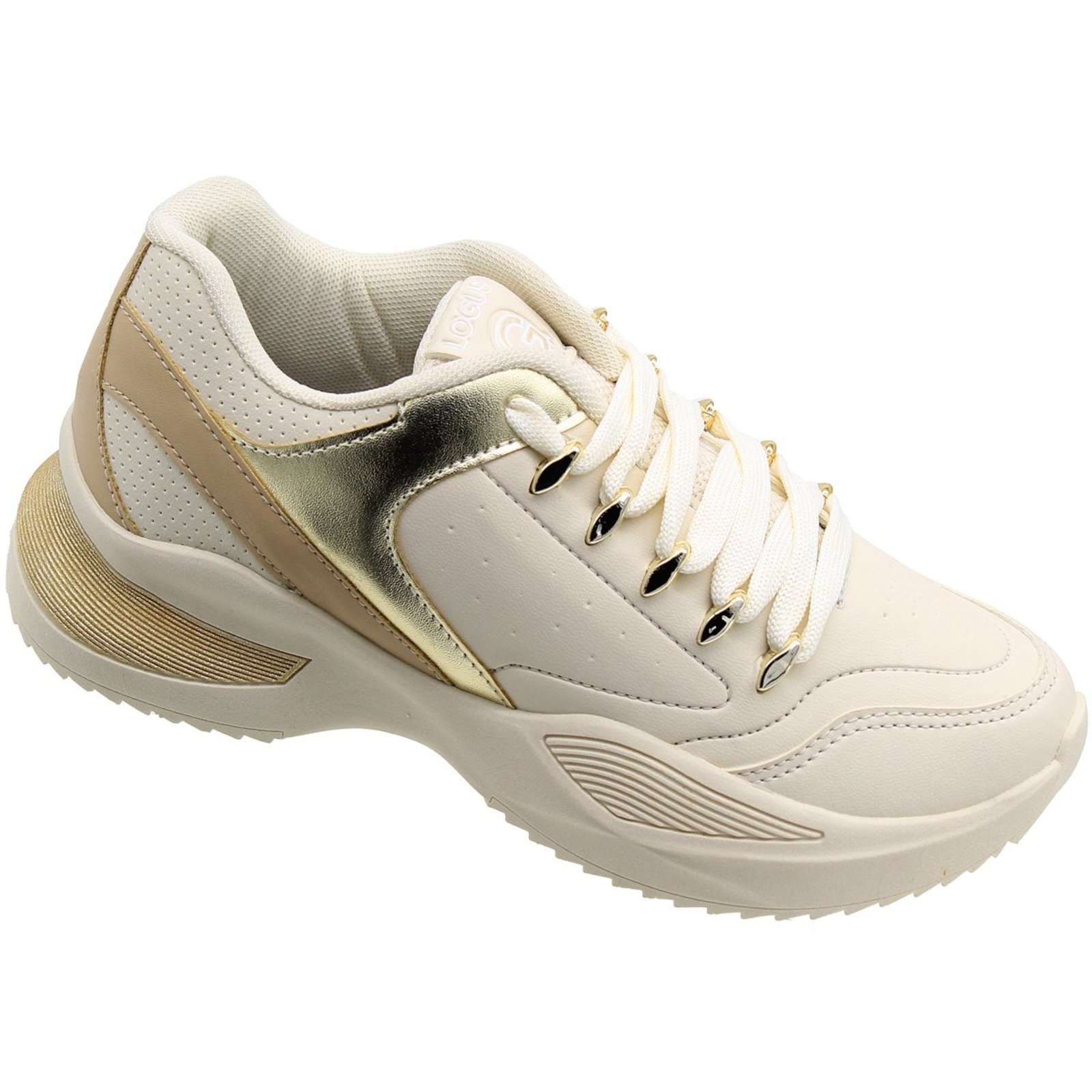 Tênis Casual Chunky Logus Flame Jogging Flatform Robusto Feminino