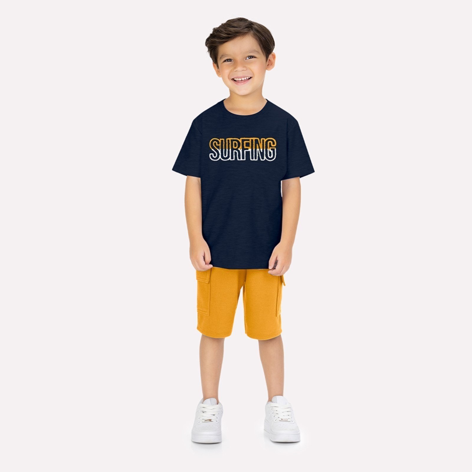 Infantil - Conjunto Menino Lettering Milon