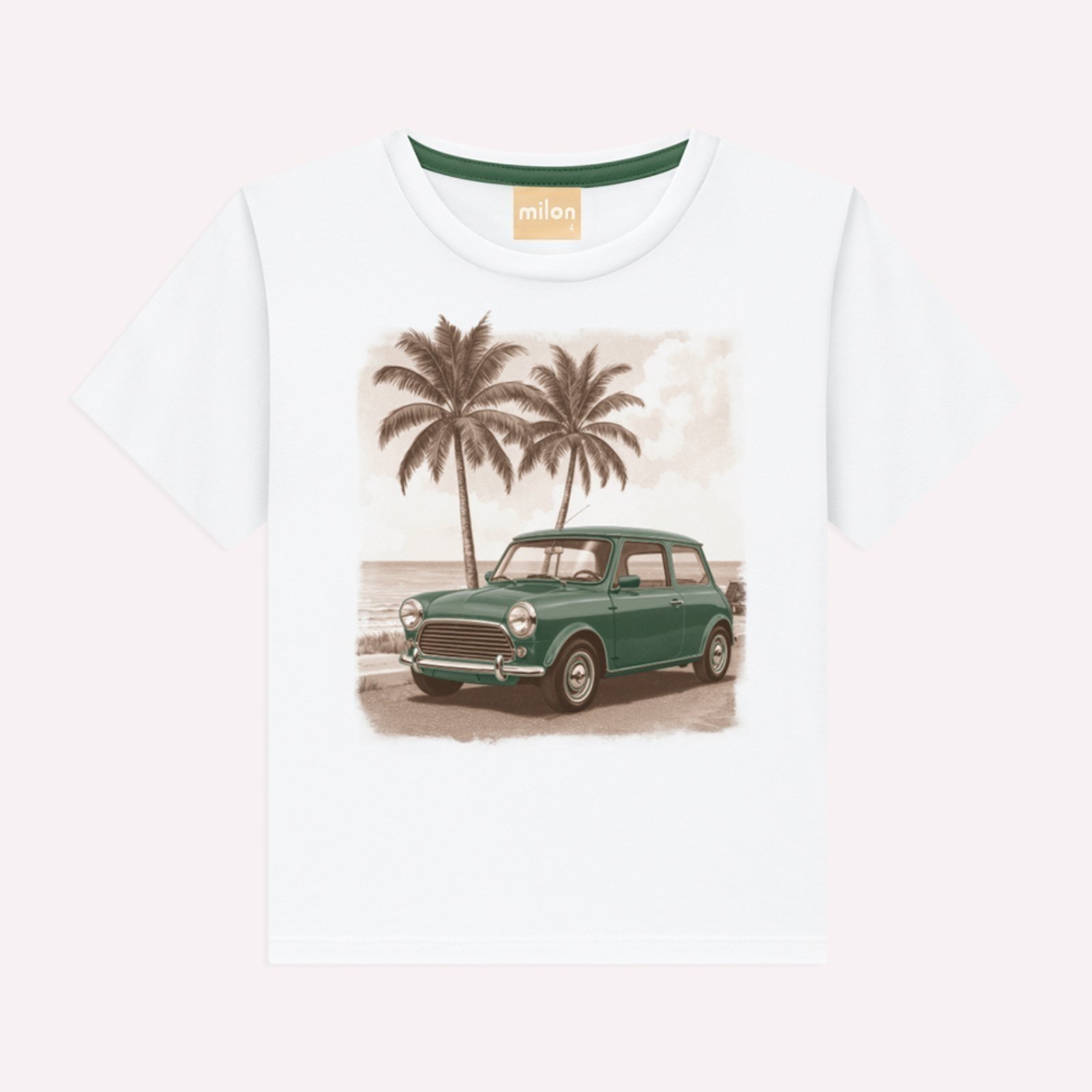 Infantil - Camiseta Menino Carro Milon