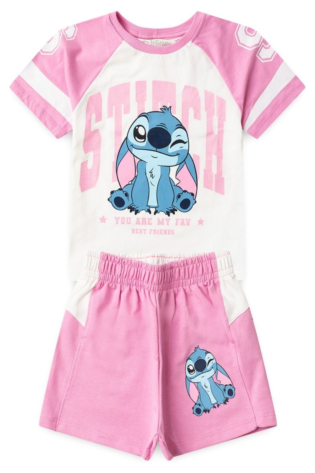 Infantil - Conjunto Disney Feminino Oversized Stitch