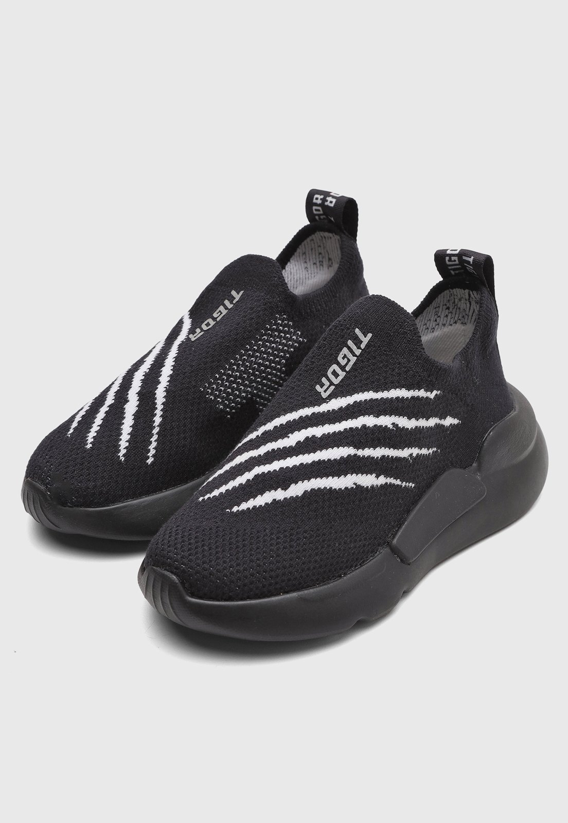 Vista 2 Infantil - Tênis Tigor T. Tigre Sport SNK Knit preto Tigor T. Tigre preto