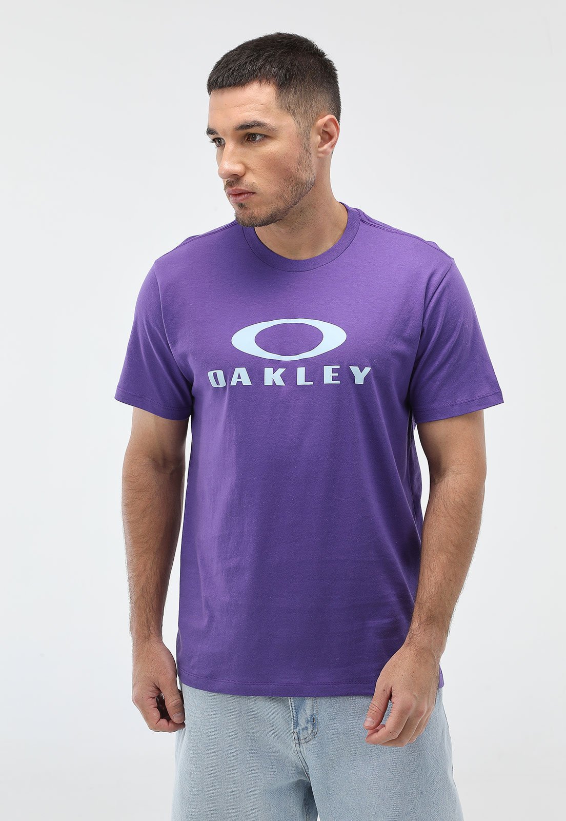 Camiseta Oakley Reta Mod O Bark Roxa