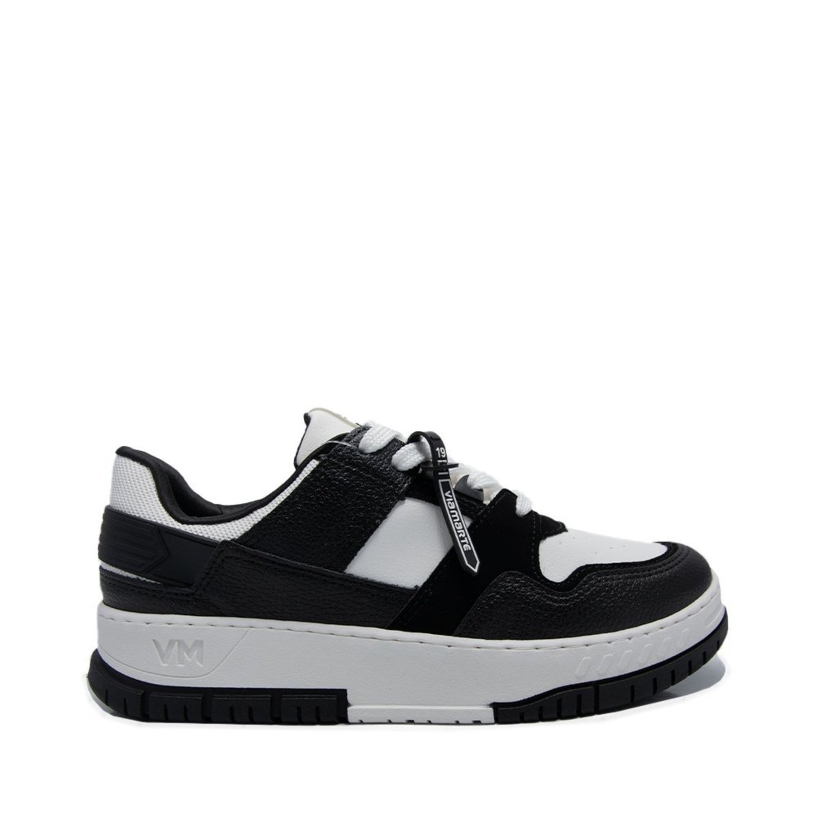Tenis Via Marte Preto E Branco Via Marte Multicolorido