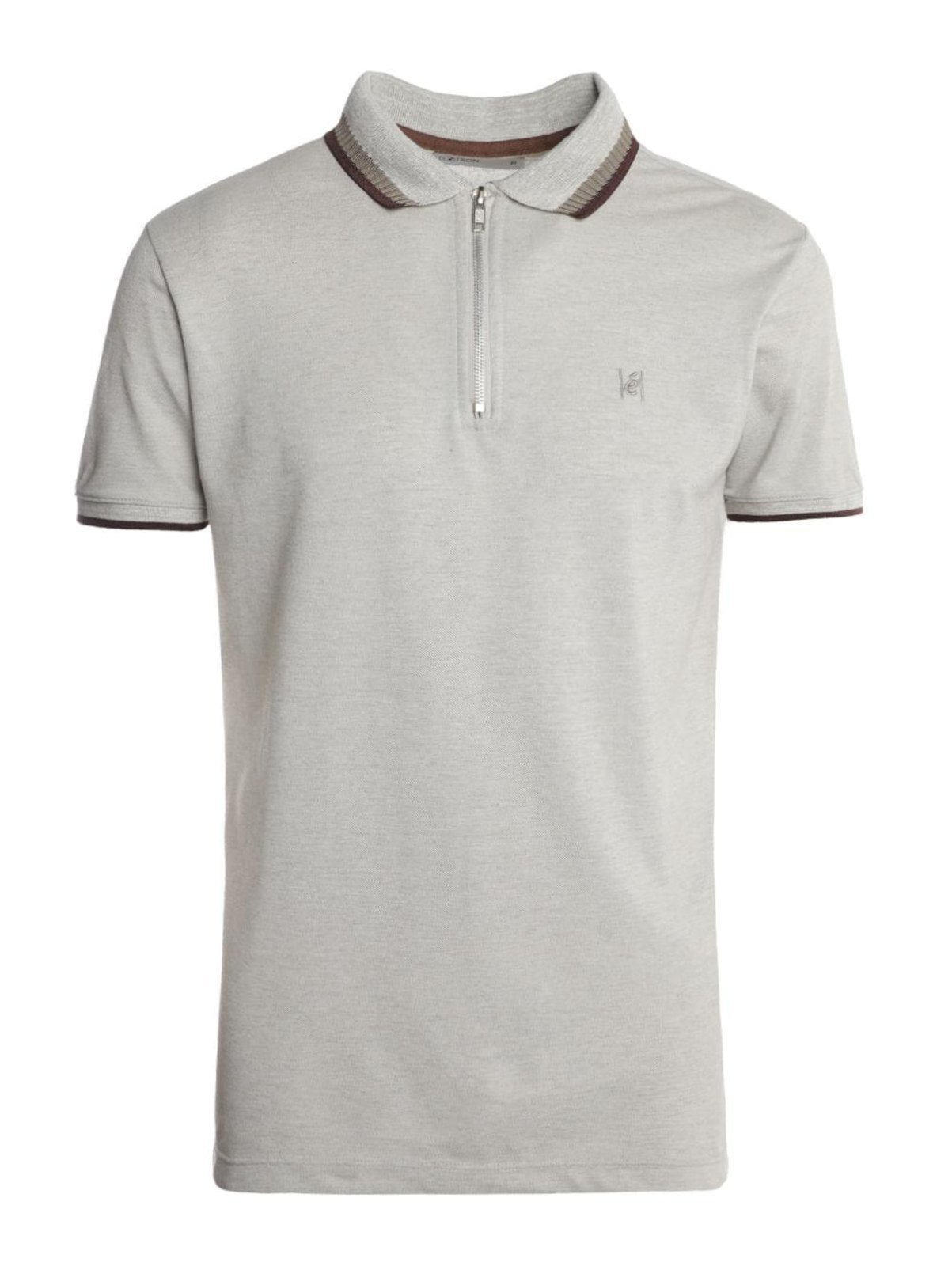 Polo Manga Curta Eletrón Masculina CINZA