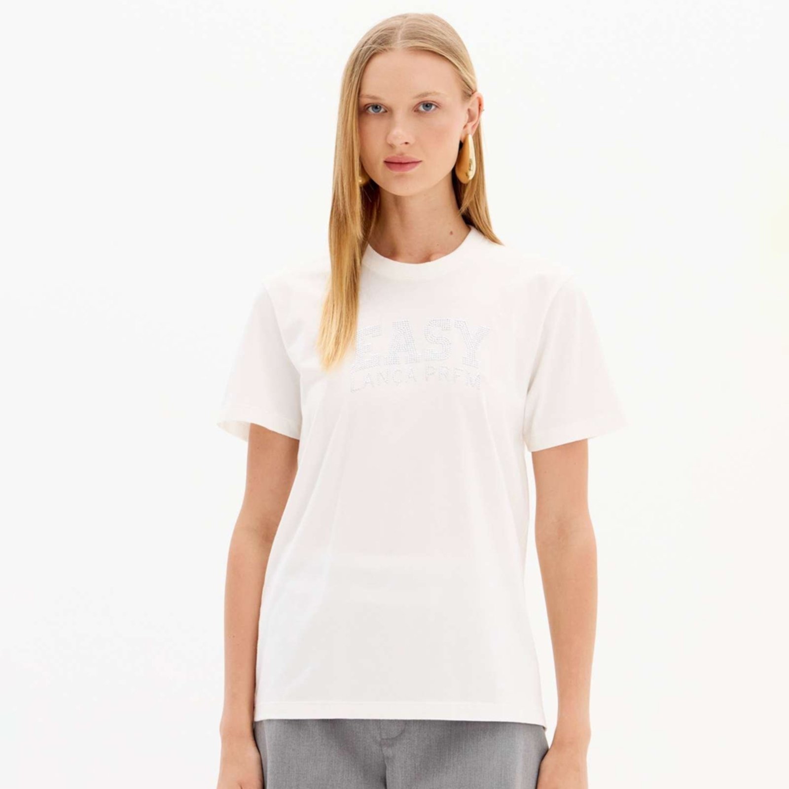Camiseta Easy Lança Perfume In25 Off White Feminino
