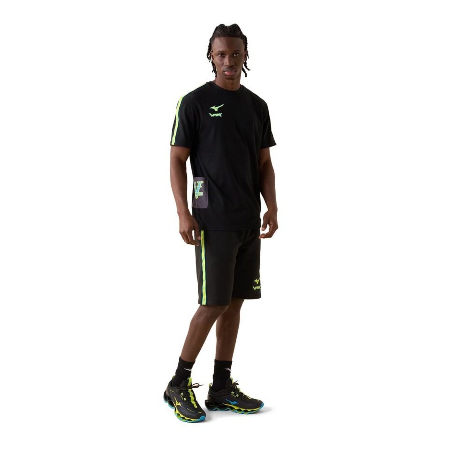 Camiseta Casual Vrunk x Mizuno com Bolso