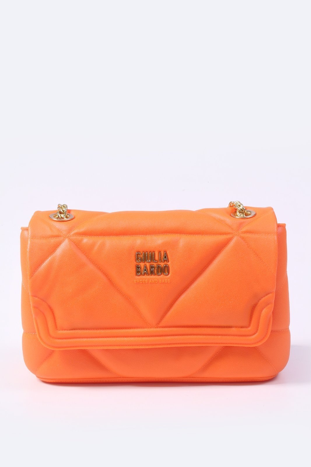 Bolsa Quilted Suzaninha Giulia Bardo Alaranjado