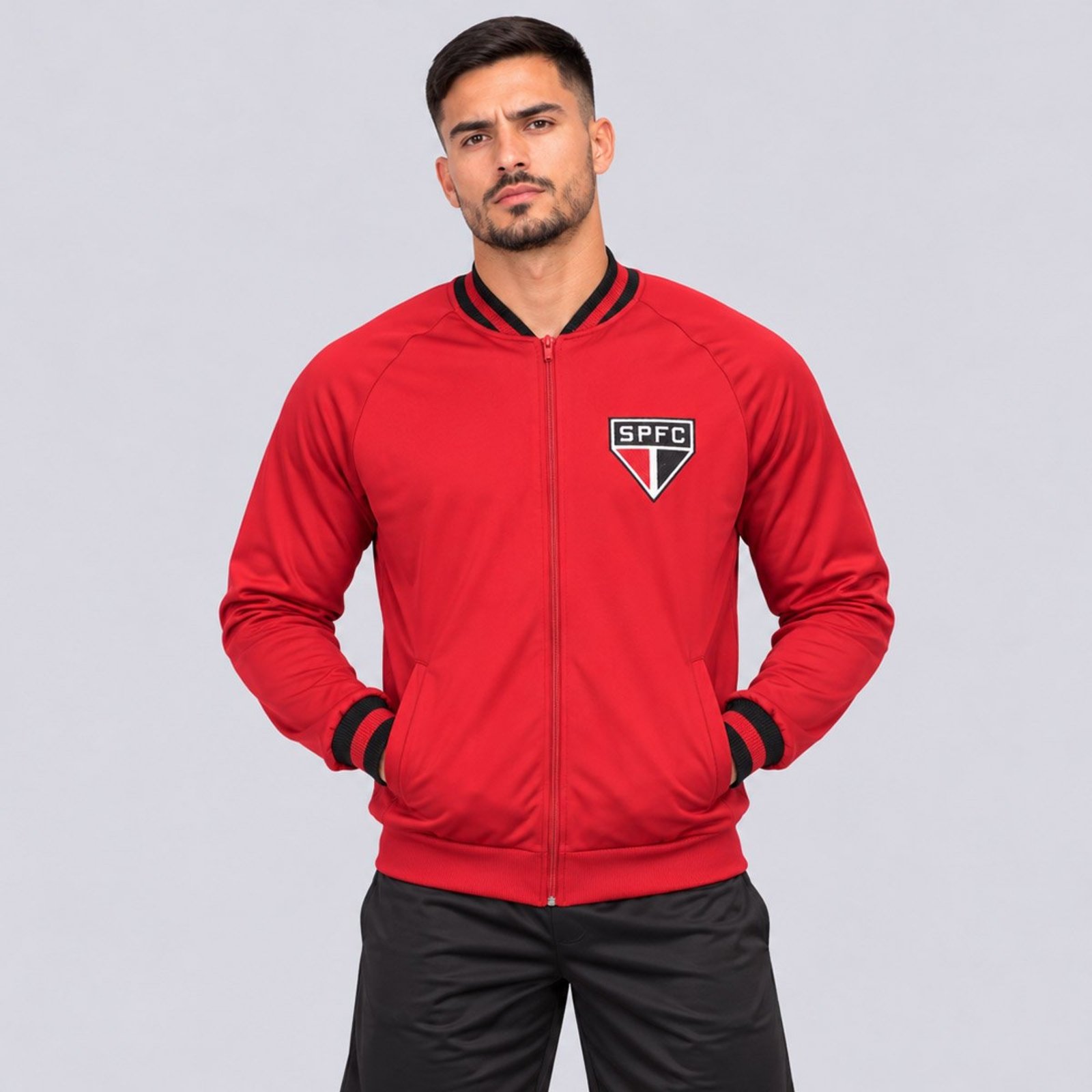 Jaqueta São Paulo Vintage Vermelha