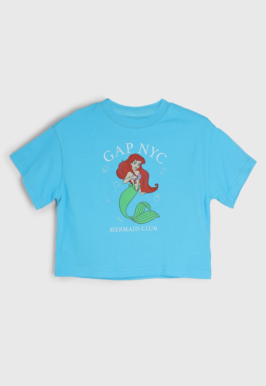Camiseta Manga Curta GAP A Pequena Sereia Azul
