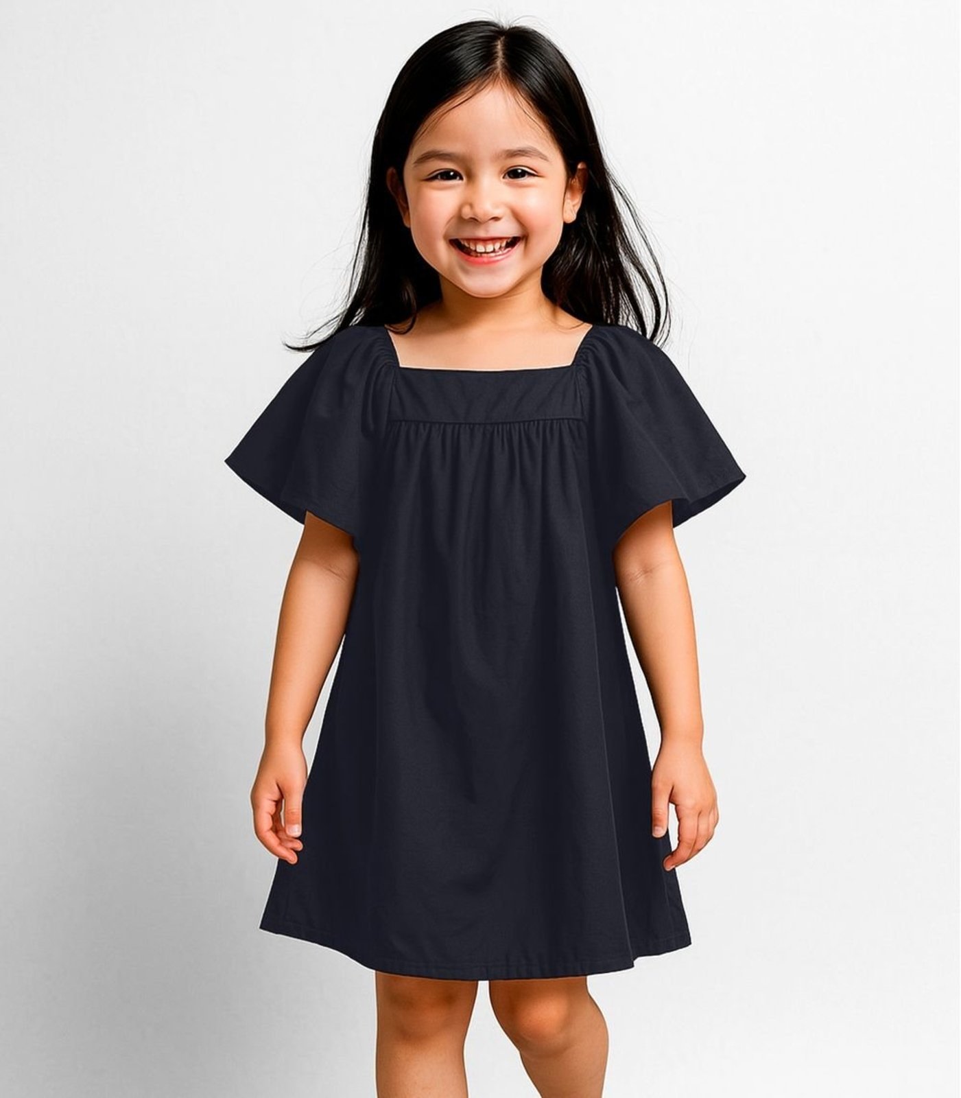 Infantil - Vestido em Viscose Infinita Cor Azul