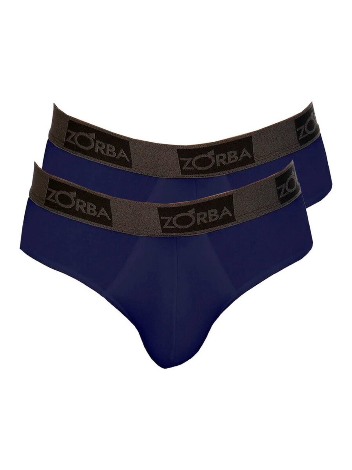 Kit com 2 Cuecas Slip Zorba 716 Azul Marinho
