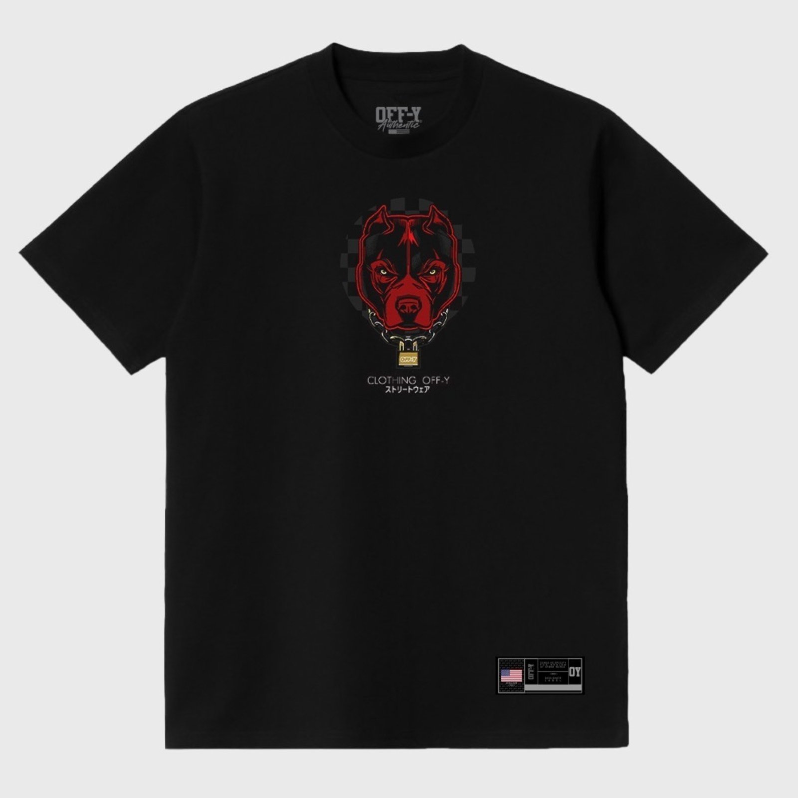 Camiseta Oversized Streetwear Off-Y Pitbull