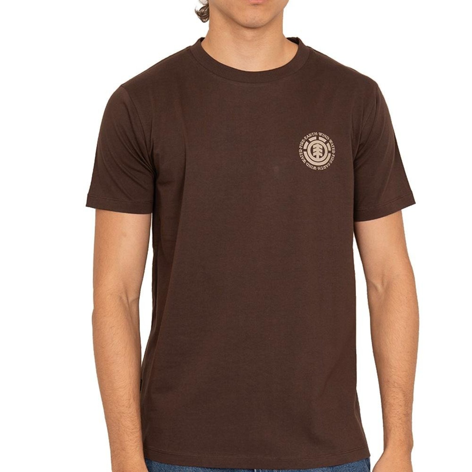 Camiseta Element Seal BP SM27 Masculina Marrom Escuro