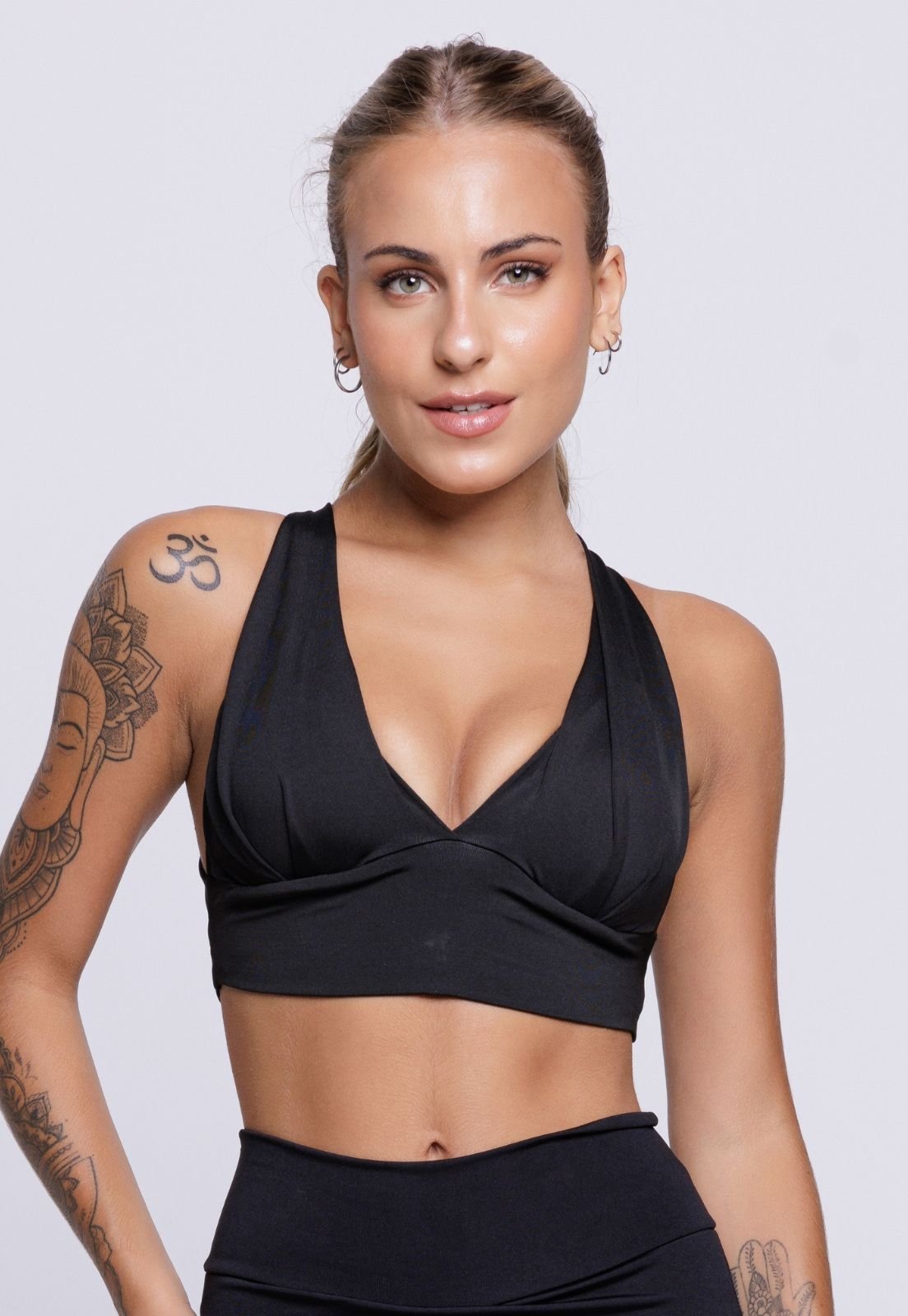 Top Serra e Mar Modas Fitness Bojo Vick Preto