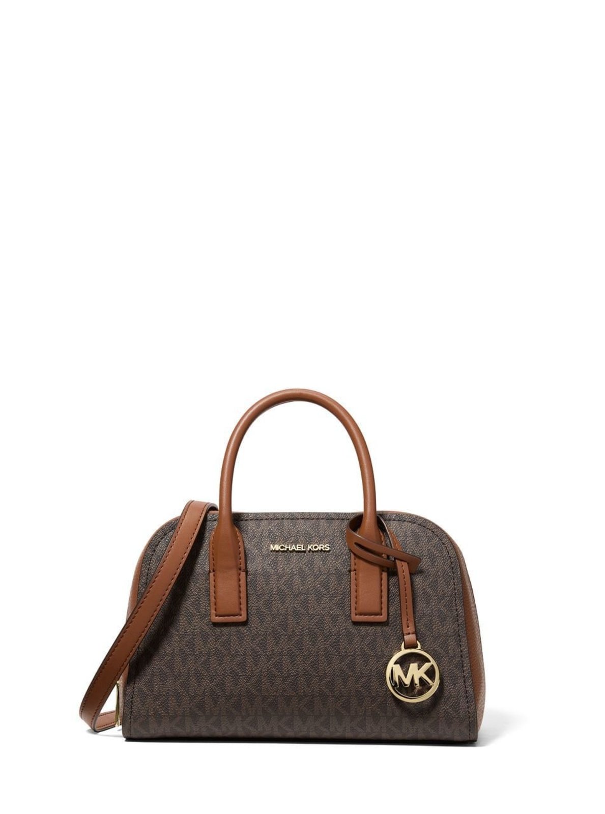 Bolsa transversal ashton pequena em logo Bolsa transversal ashton pequena em logo Brown