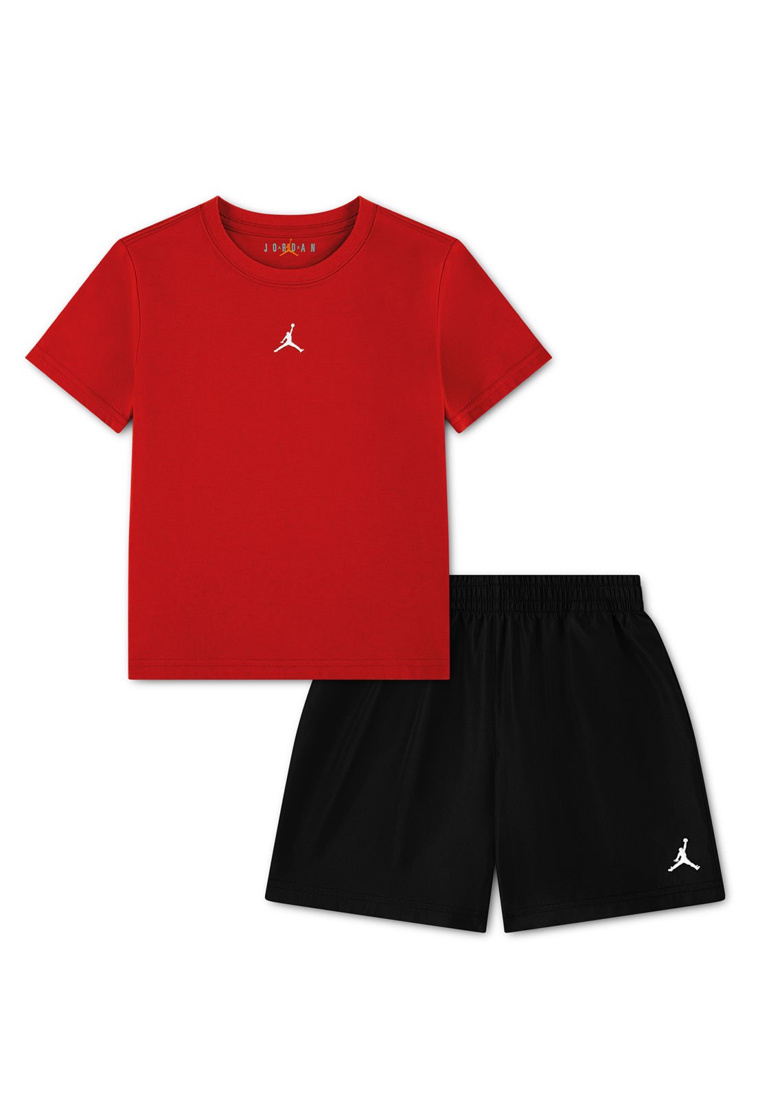 Infantil - Conjunto Nike Jordan Detalhe Moderno Vermelho