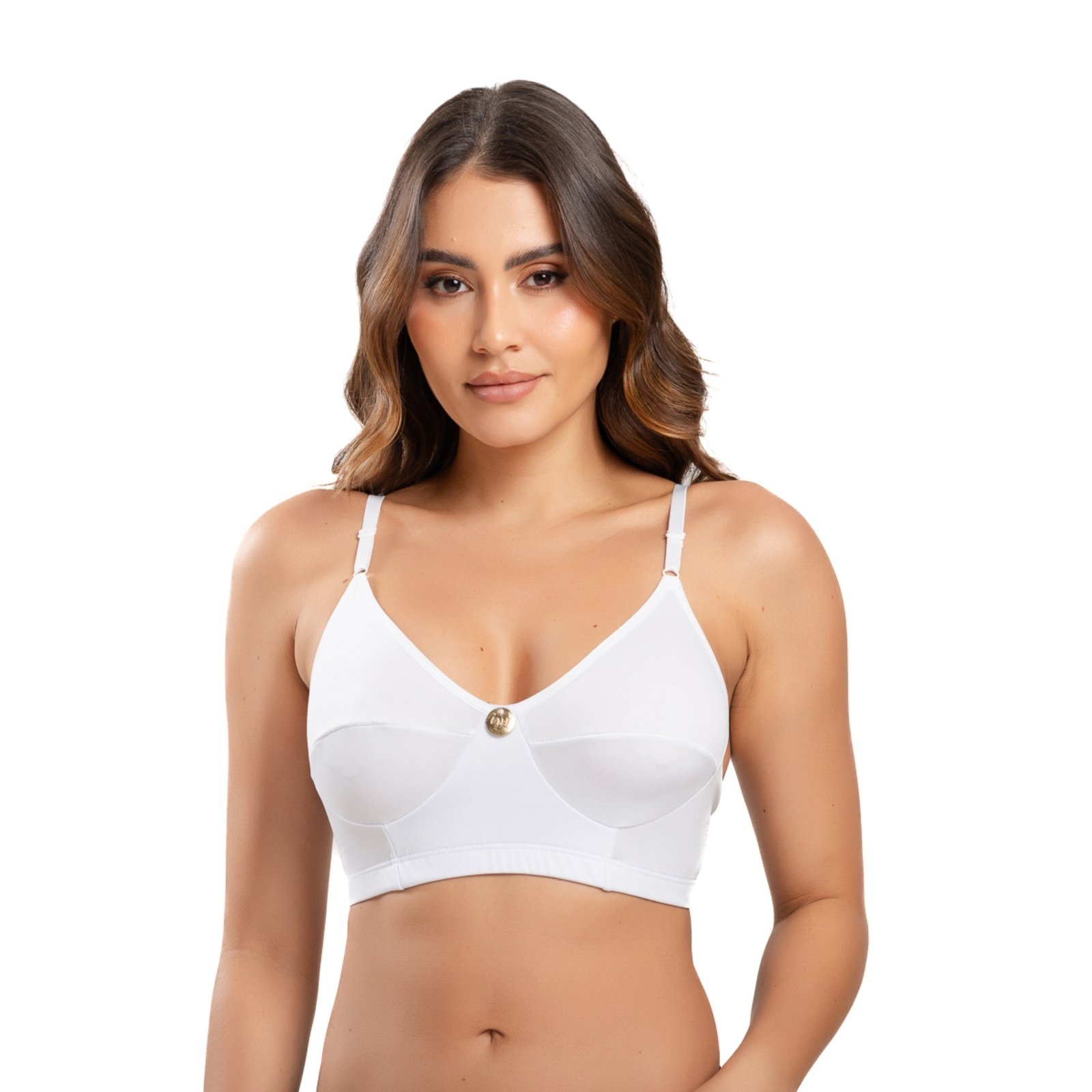 Sutiã básico conforto Feminino Lu Branco