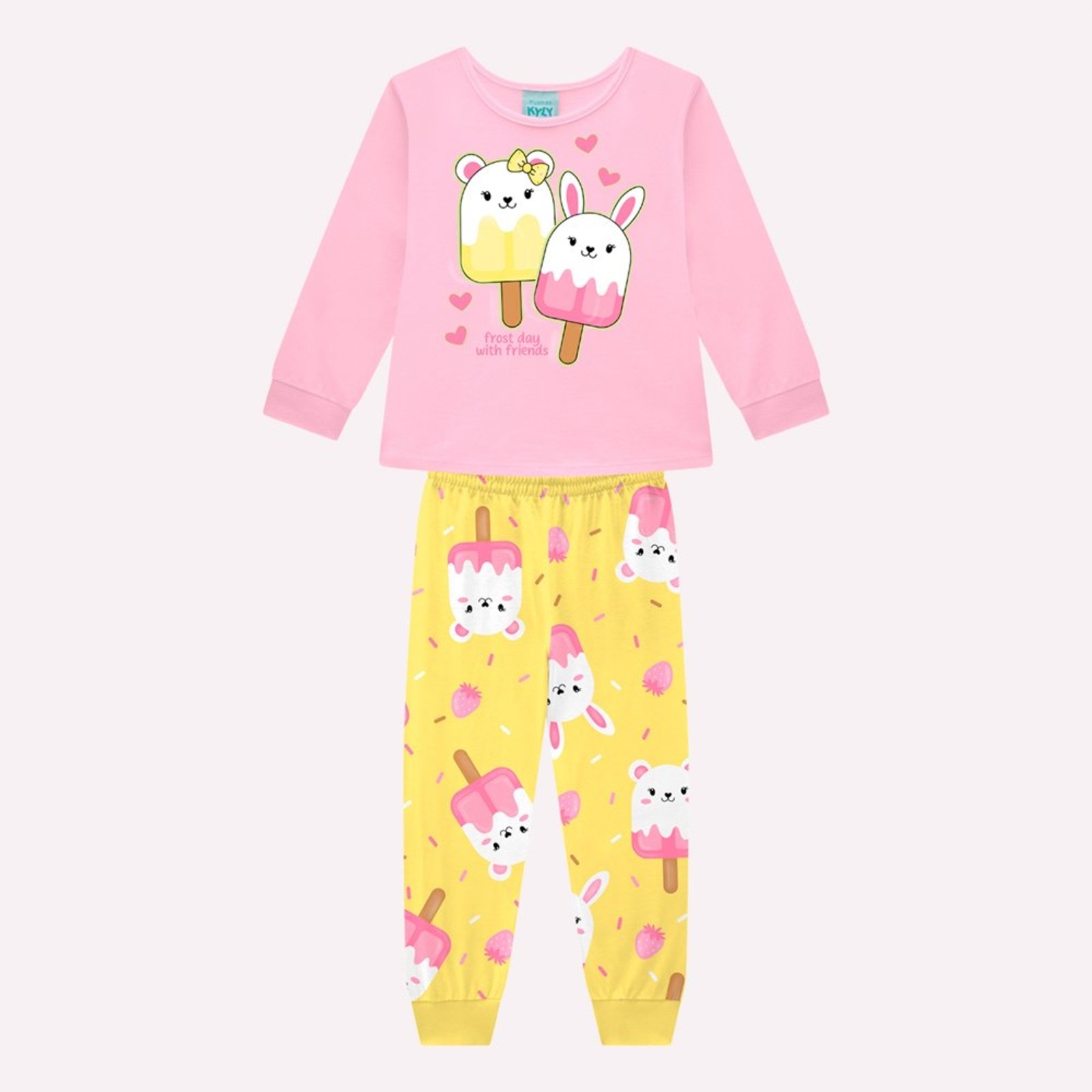 Pijama Menina Picolés Kyly