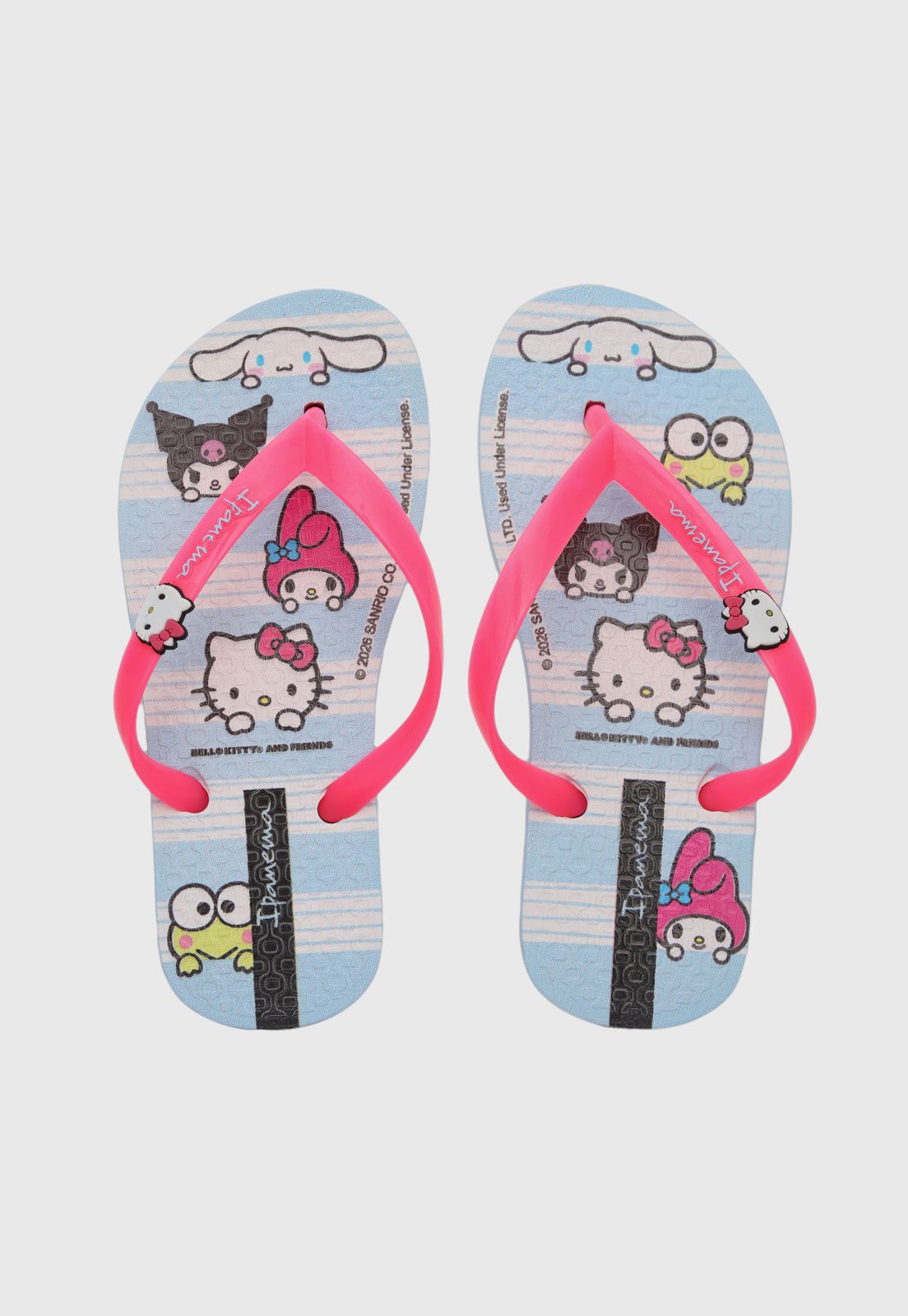 Infantil - Chinelo Ipanema Hello Kitty Azul Claro