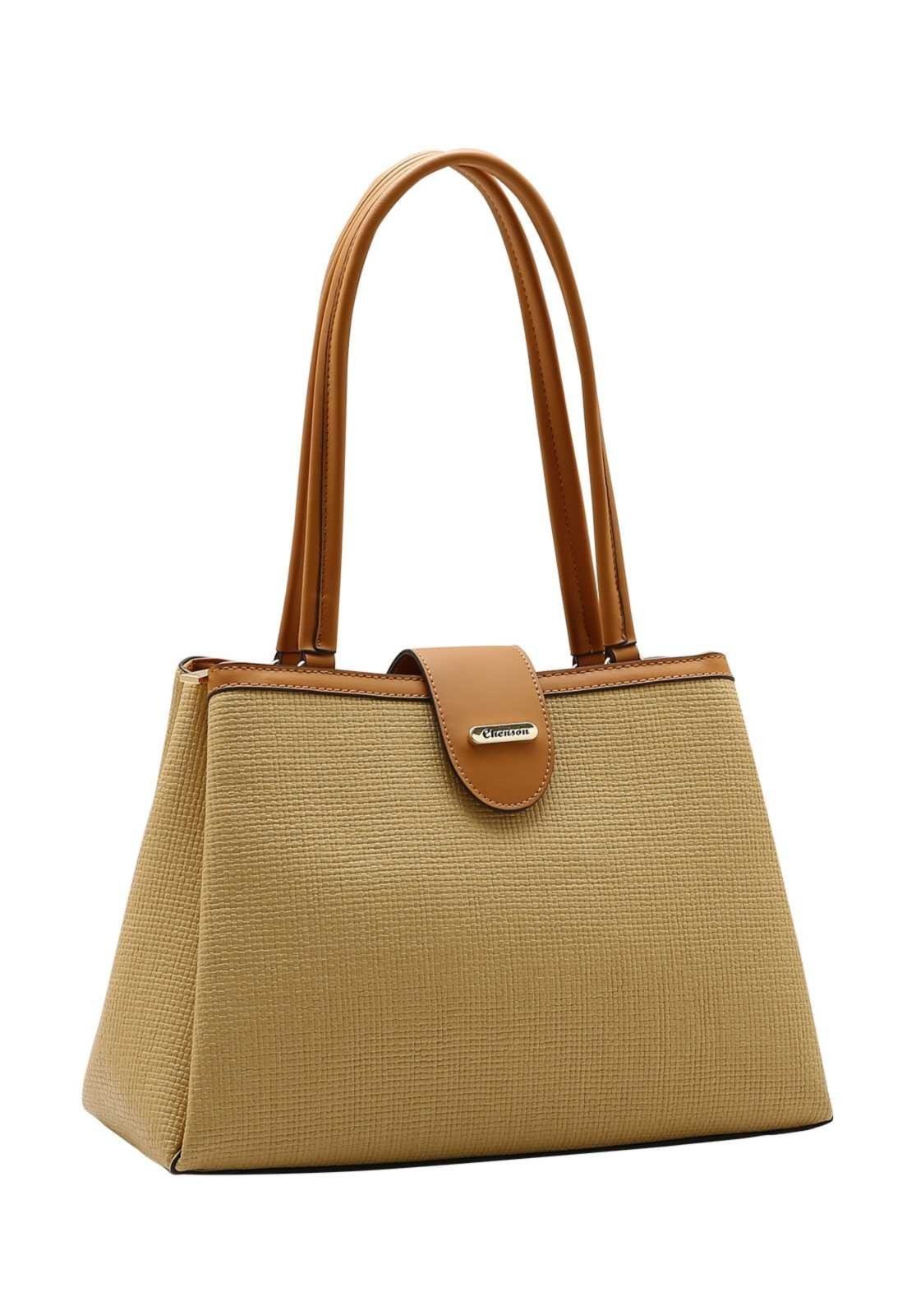 Bolsa Feminina Chenson Ombro Atemporal 3485948 Bege