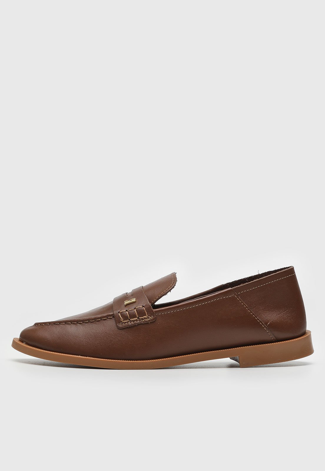 Mocassim Santa Lolla Clássico Logo Marrom