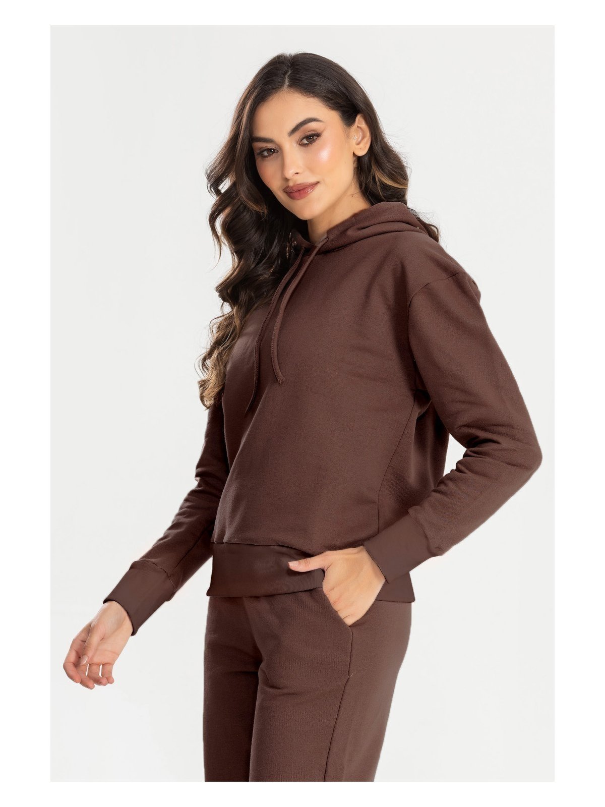 Blusa Moletom Oversized Kally Feminina com Avesso Peluciado