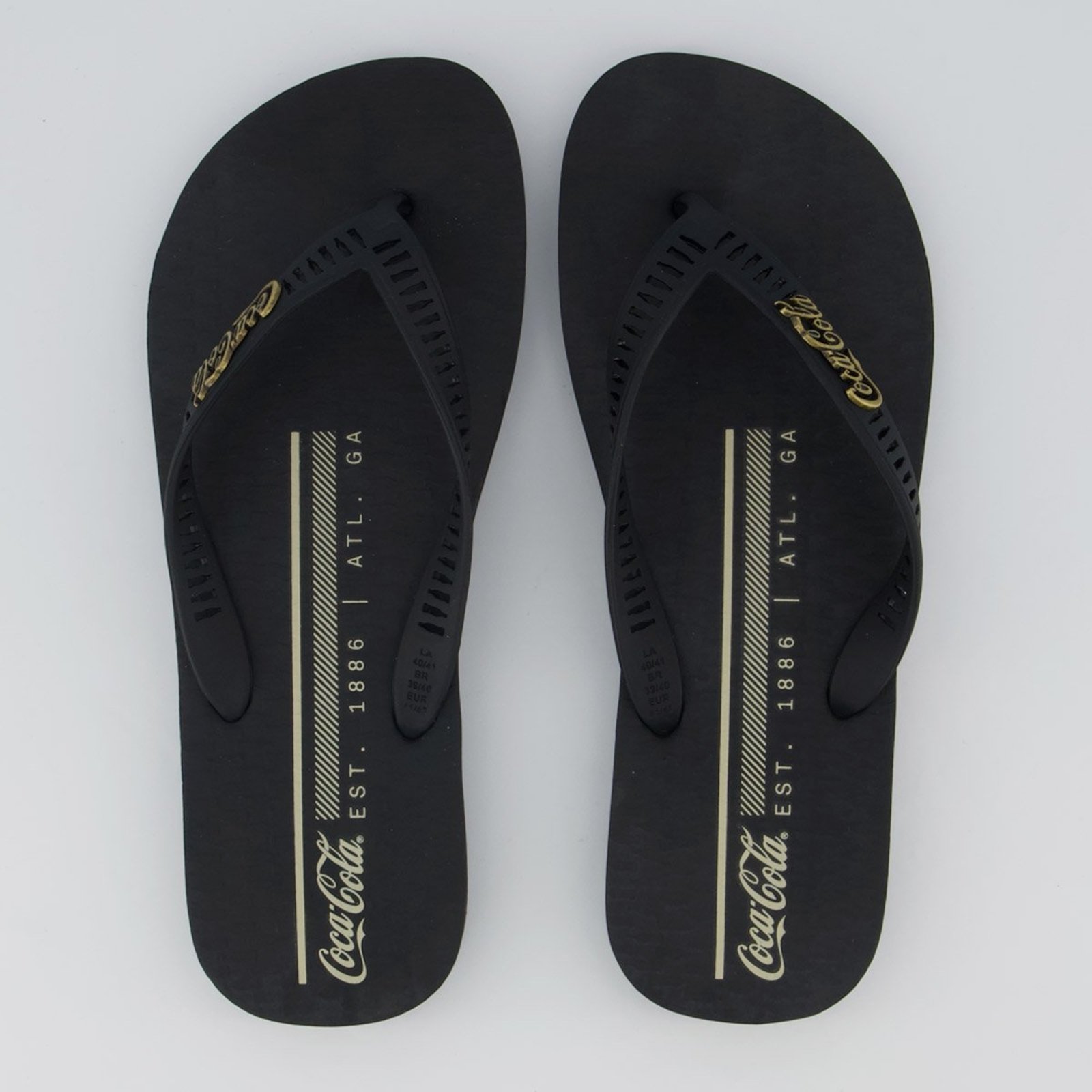 Chinelo Coca Cola Asotin Preto