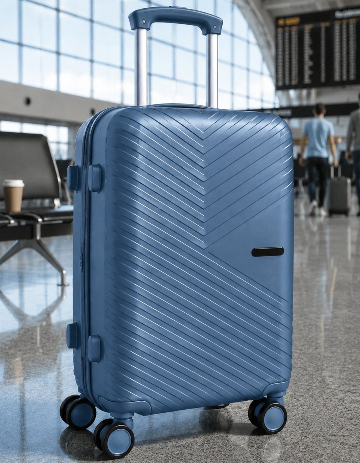 Mala De Viagem De Bordo 10kg Grande Polipropileno Star Shop Azul