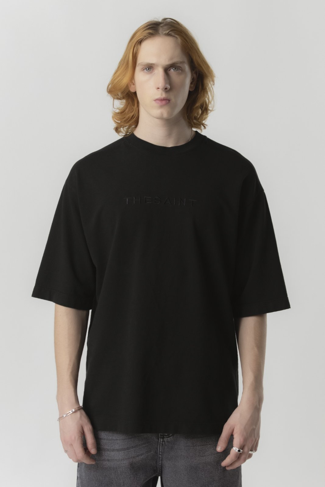 T-shirt Unic Basic Embroidery Preto THESAINT