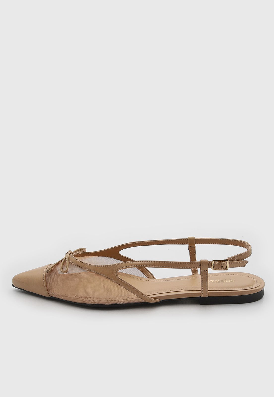 Sapatilha Feminina Arezzo Bico Fino Nude