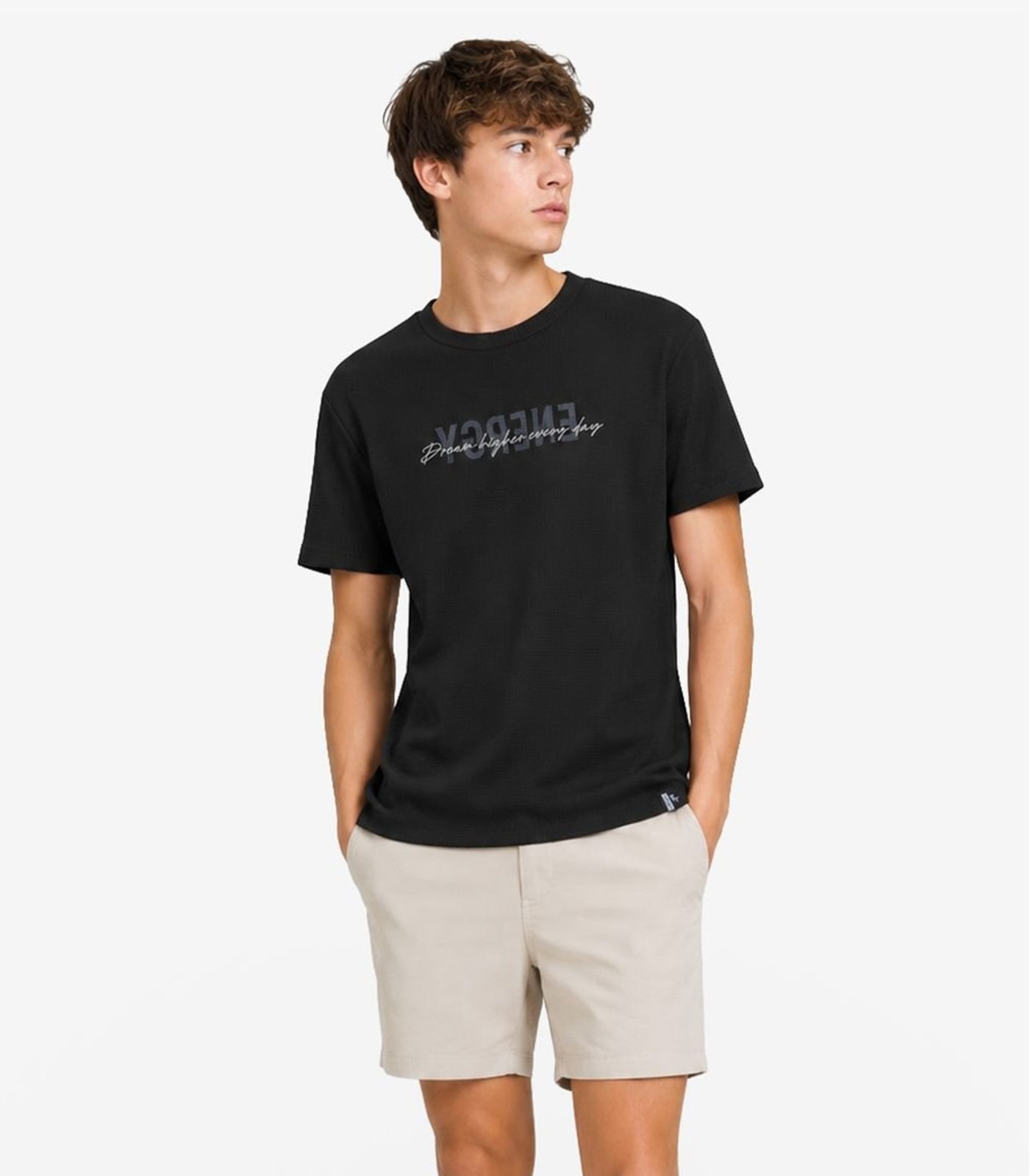 Infantil - Camiseta Masculina Malhão Maquinetado Minty Preto