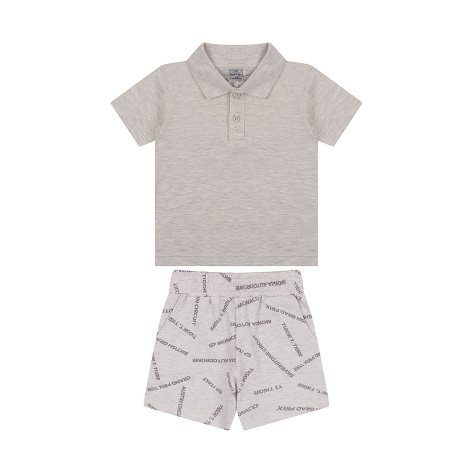 Infantil - Conjunto Curto Masculino Tigor T. Tigre