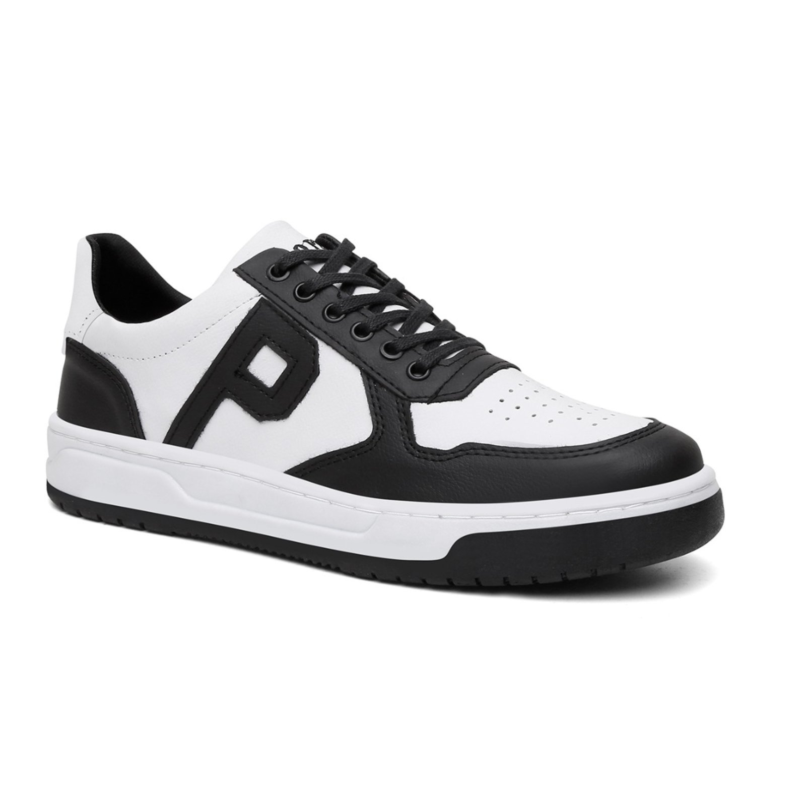 Tênis Sola Alta Air Polo Plus Branco Preto