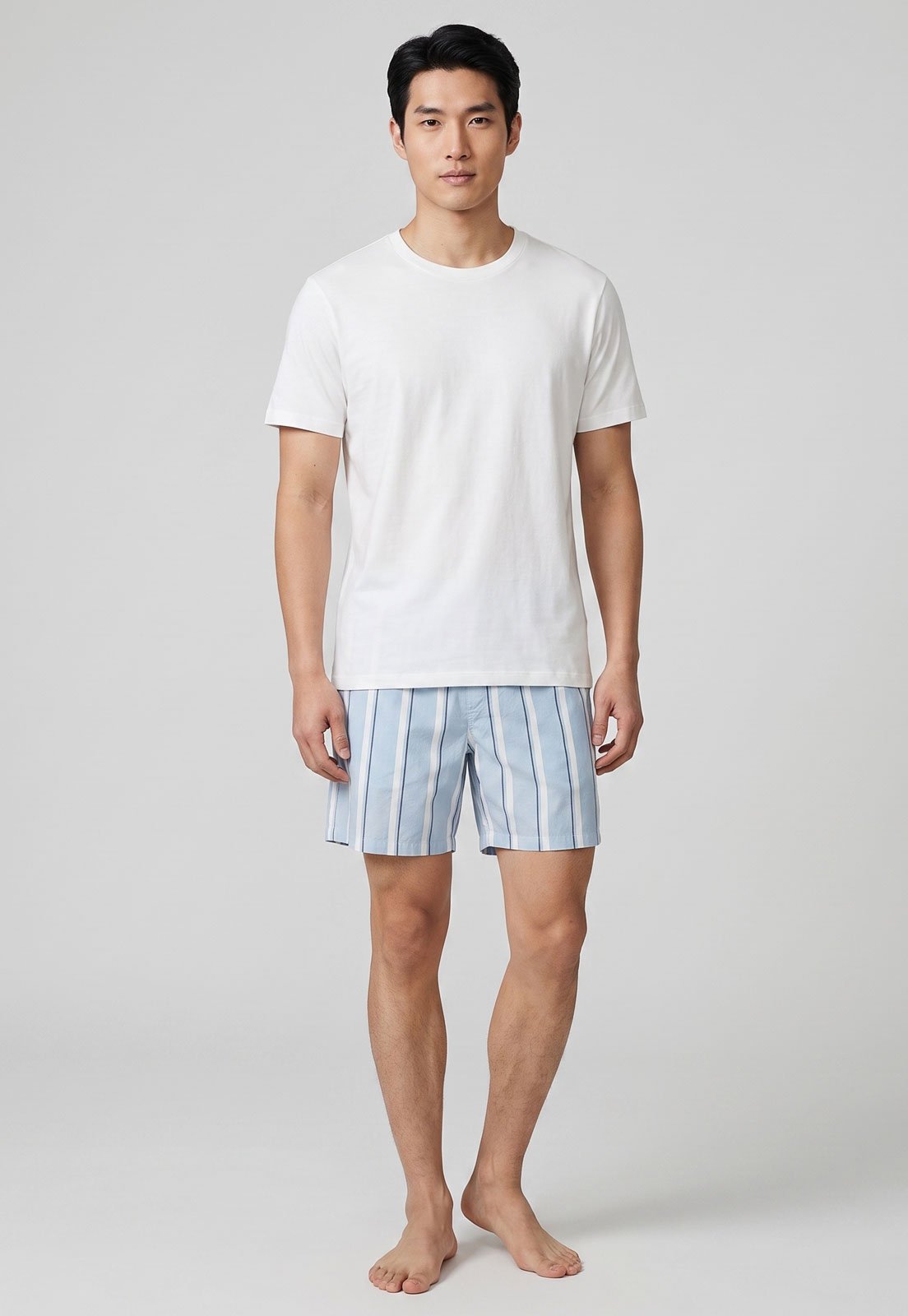 Conjunto Pijama Masculino Hering Listrado Azul