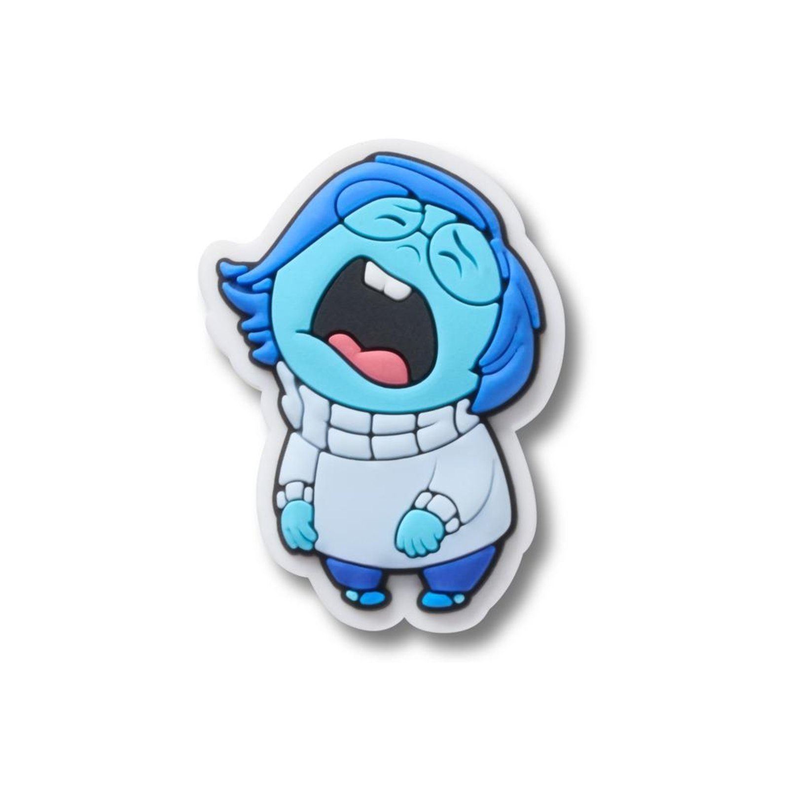 Vista 2 Infantil - Jibbitz™ Pixar Divertida Mente Tristeza Crocs branco