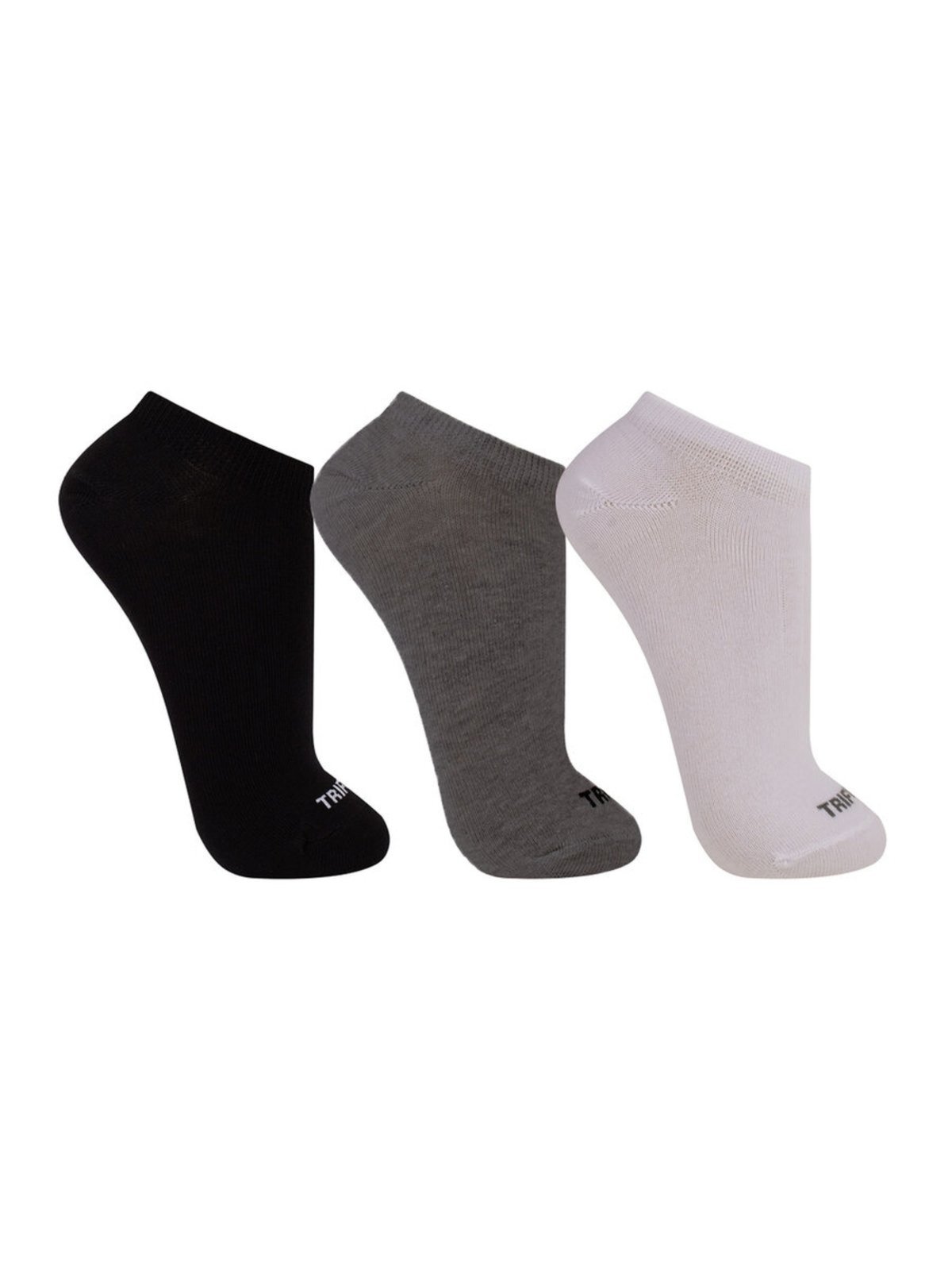 Vista 2 Kit 3 Pares de Meias Esportivas Cano Curto Trifil 6227 azul TRIFIL azul