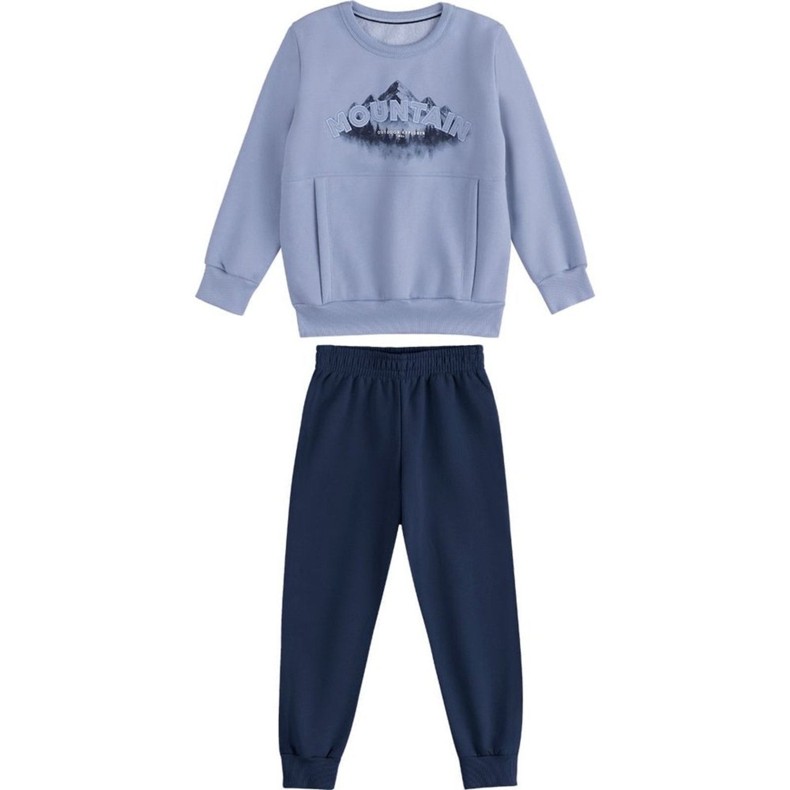 Infantil - Conjunto Longo Moletom Mountain Menino Marisol