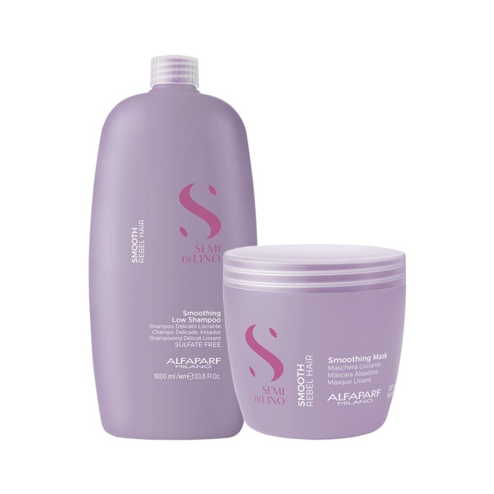 Alfaparf Semi Di Lino Smooth Shampoo e Máscara