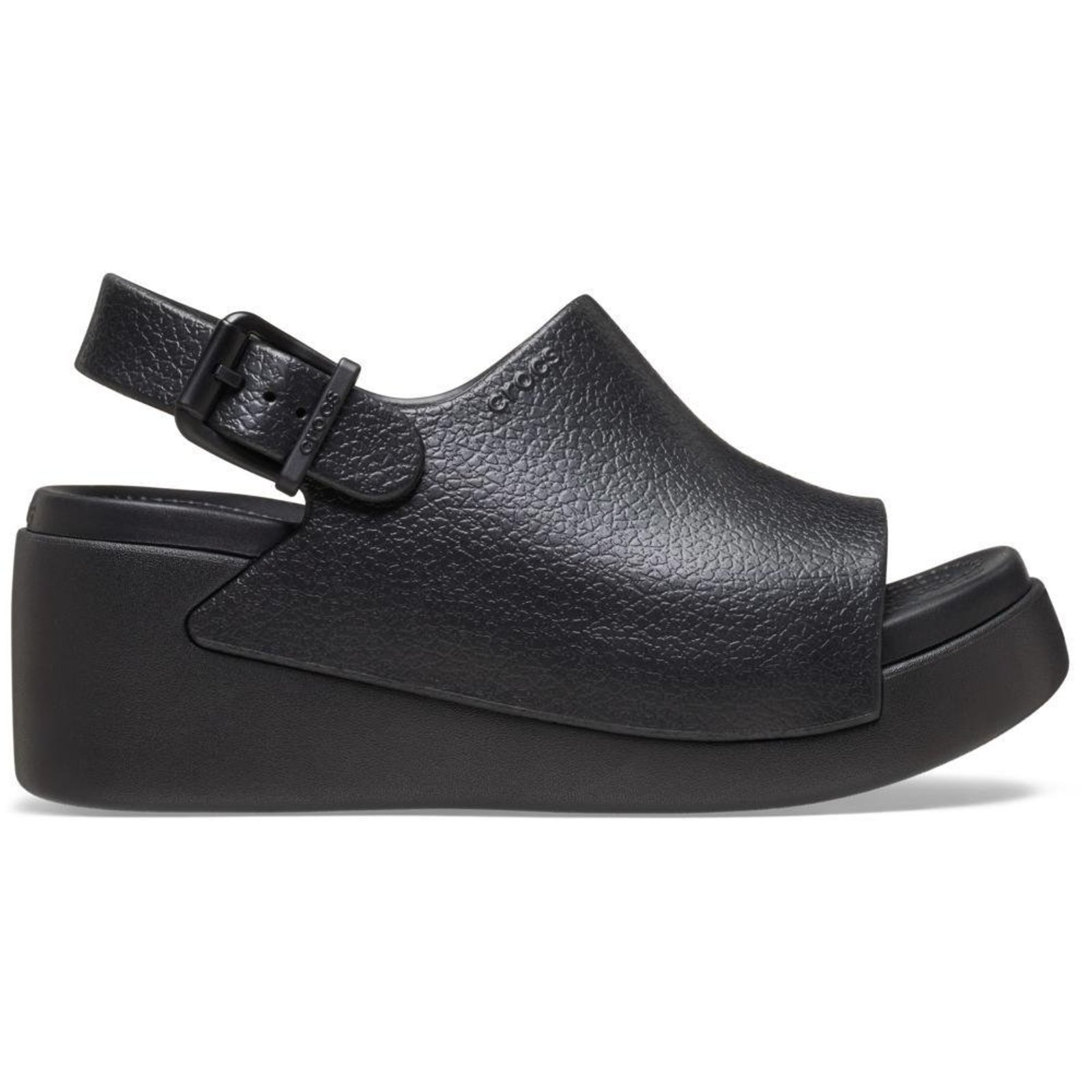 Sandália Crocs Dylan Platform Slide Black Preto