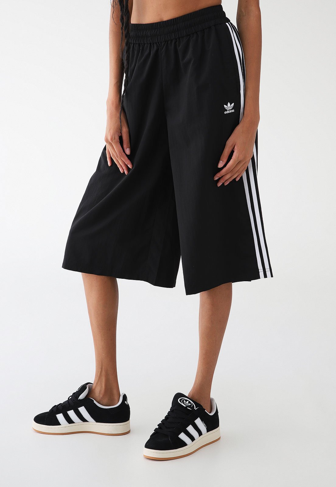 Bermuda adidas Originals Capri Adilenium Season 2 3-Stripes Preta