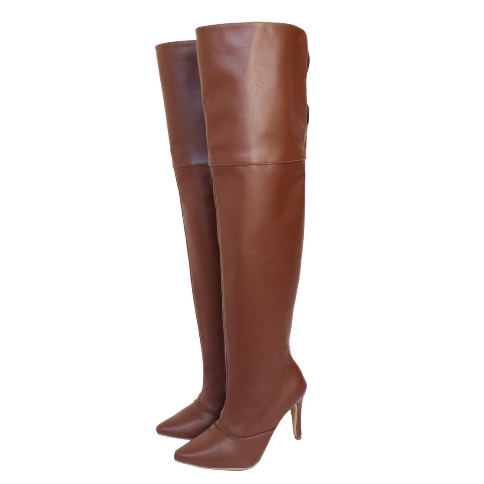 Bota Over Flor da Pele Cano Alto Salto Fino 1722 Floater Cacau