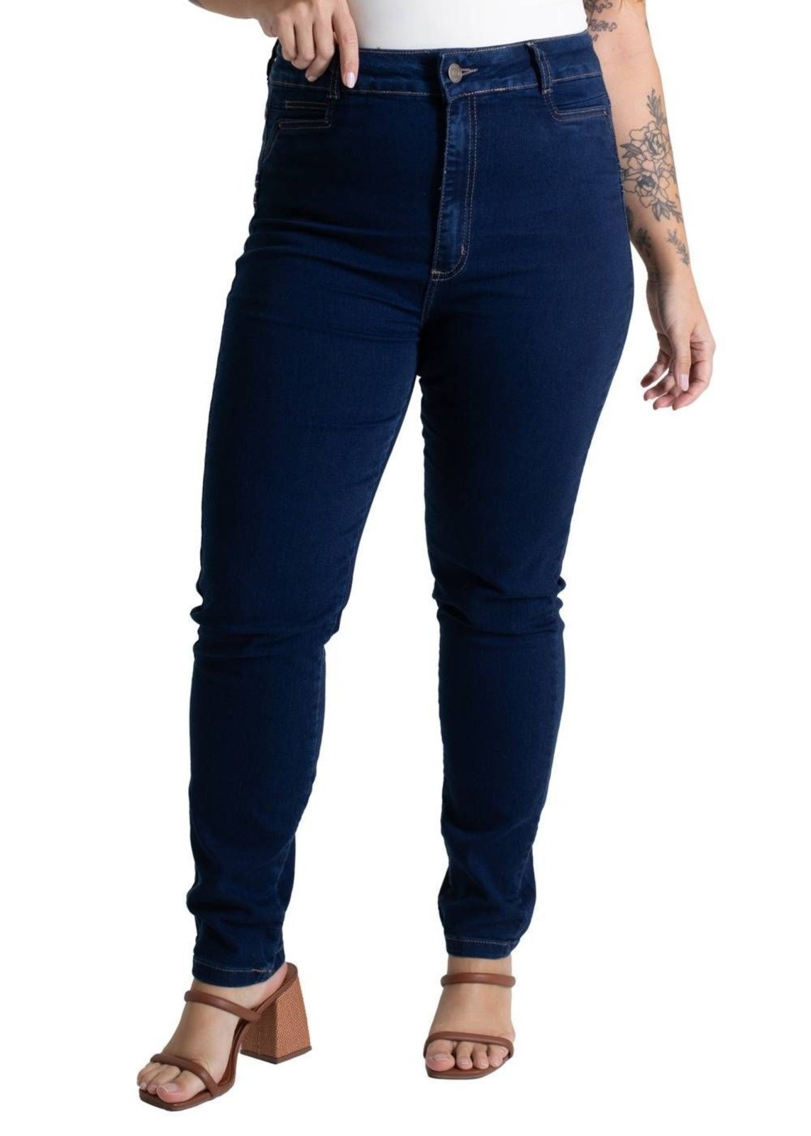Calça Jeans Sawary Plus Size – 279446 – Azul – Sawary