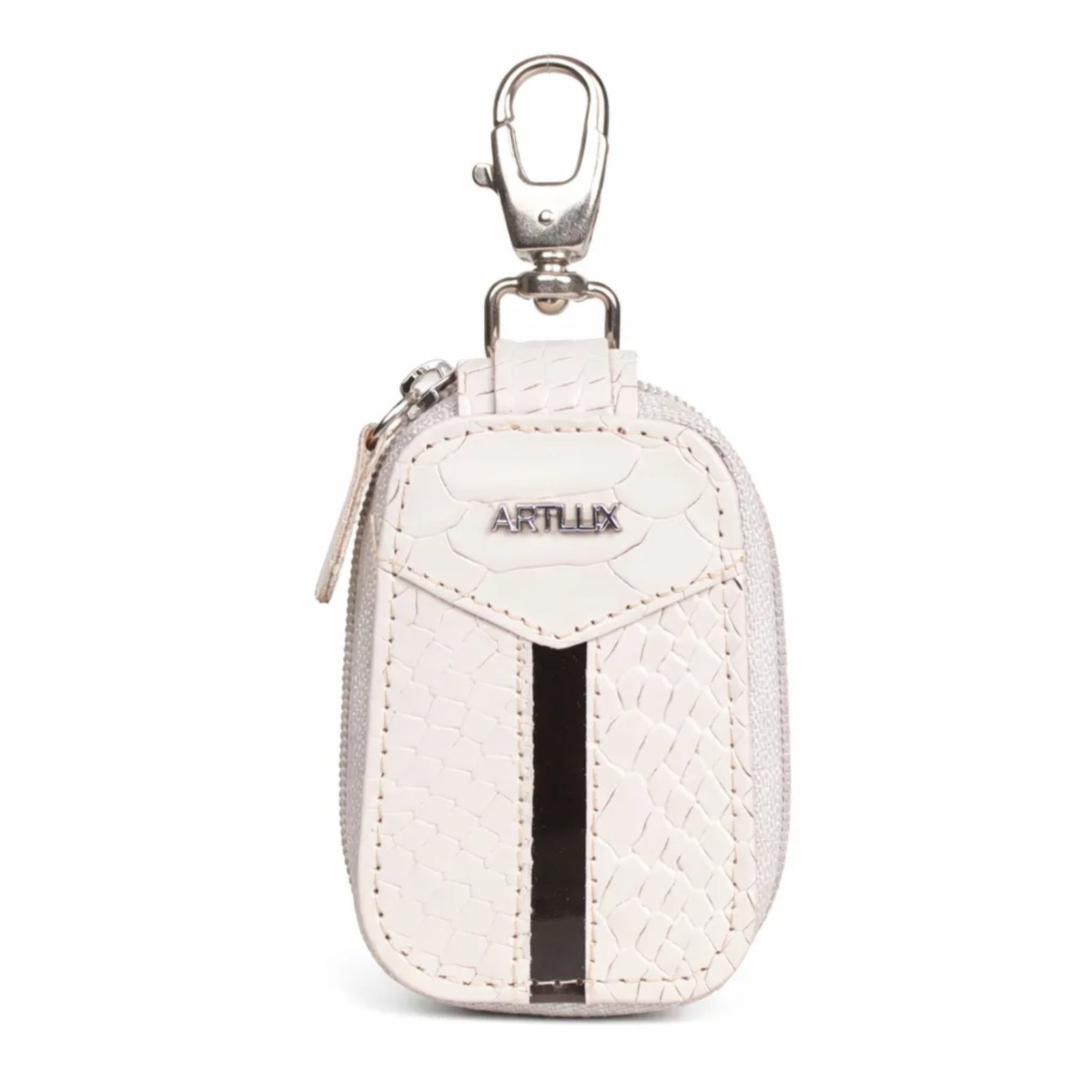 Porta Chaves em Couro Artlux 3090 Off White