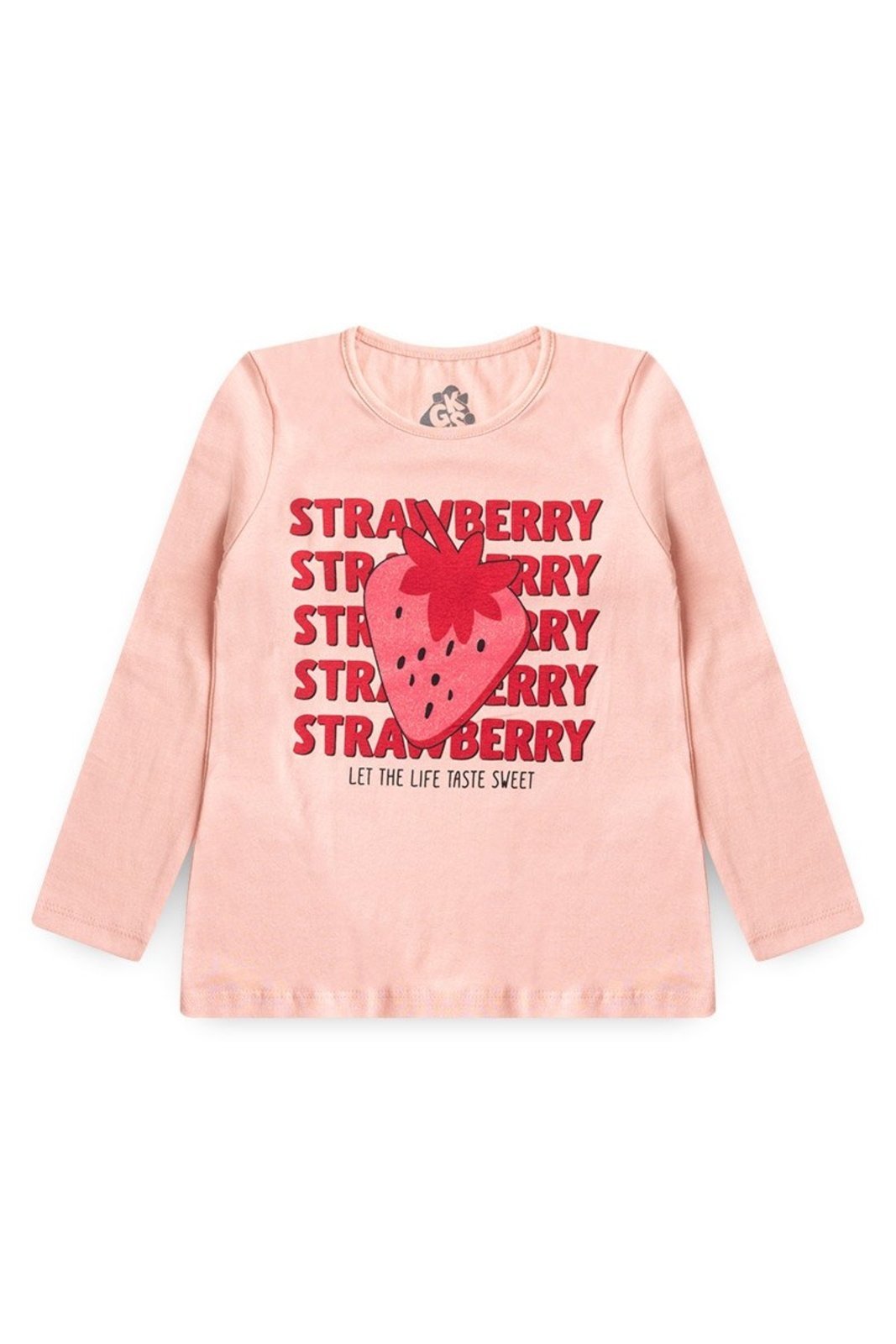 Vista 2 Infantil - Conjunto Meia Estação Menina Strawberry GKS rosa GKS rosa