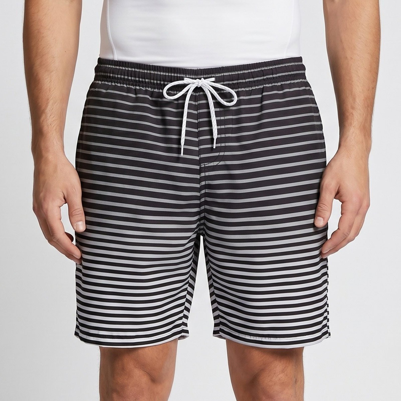 Short Nicoboco Volley SKT Preto e Branco