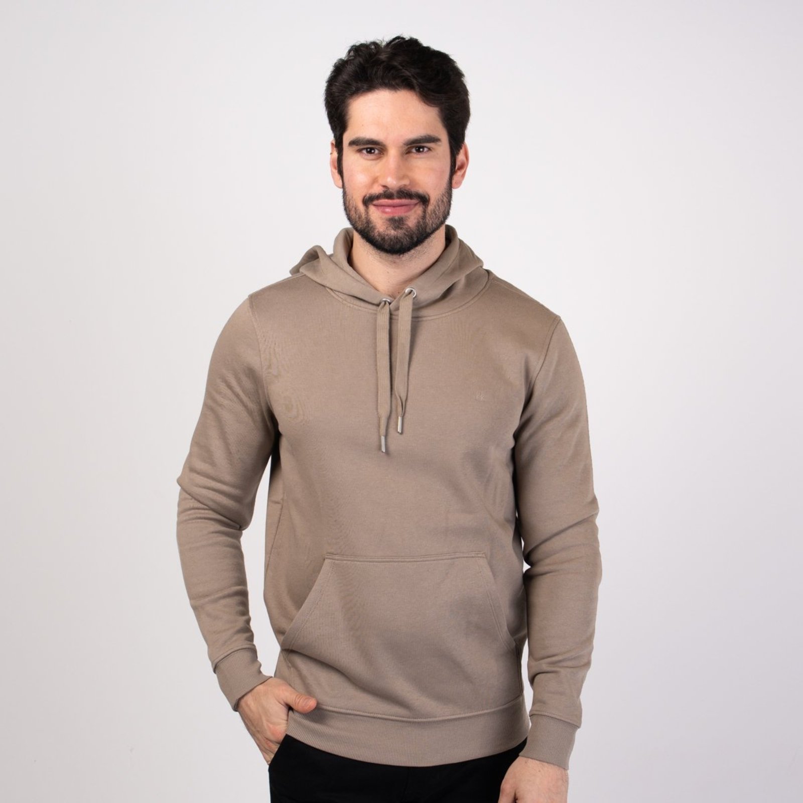 Moletom Calvin Klein Com Capuz Khaki