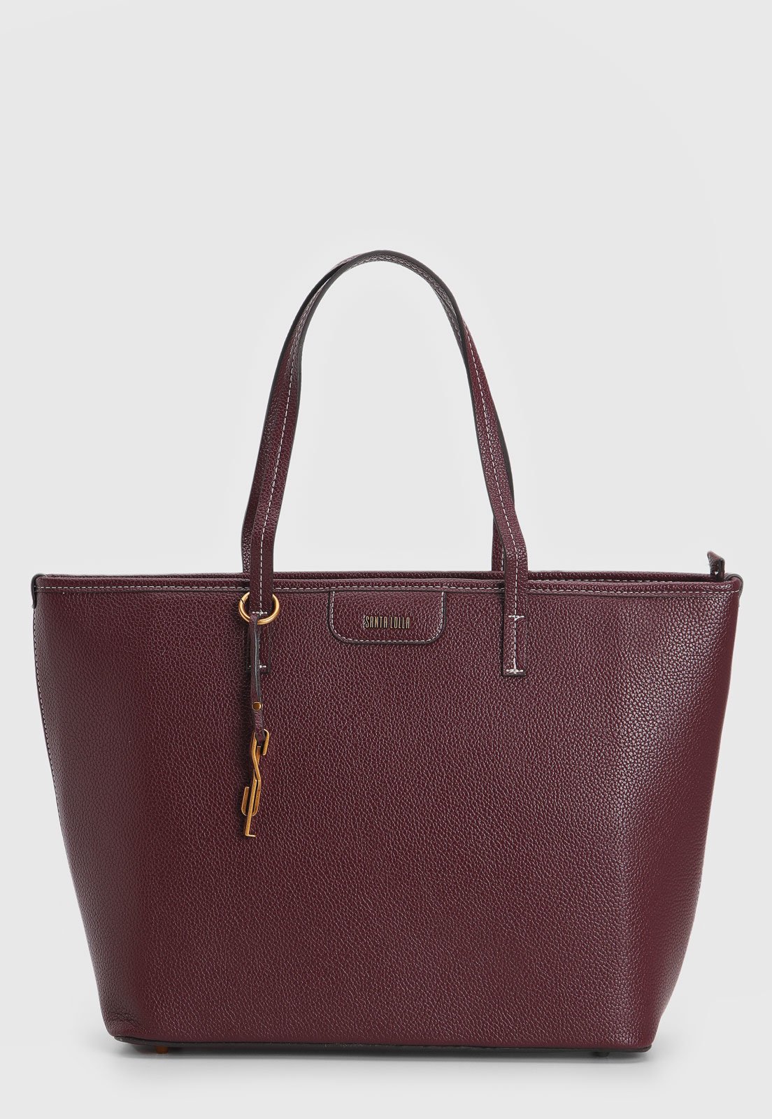 Bolsa Tiracolo Santa Lolla Tote Grande Bordô