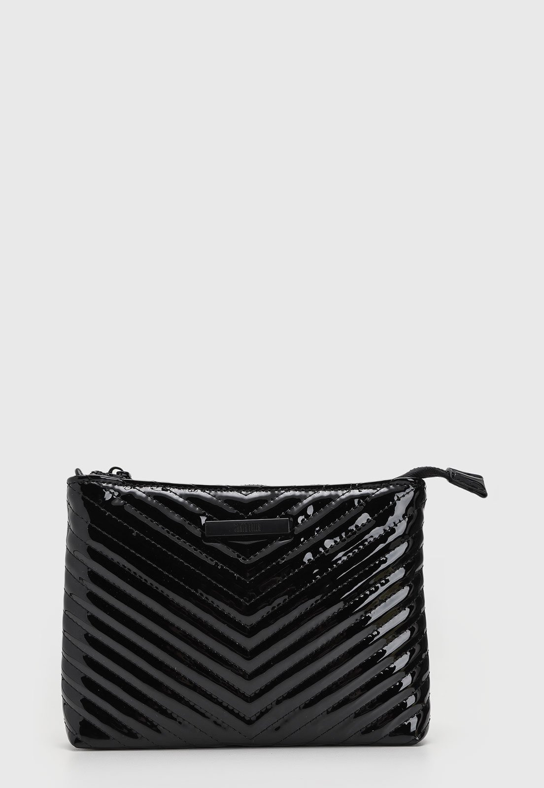 Clutch Transversal Santa Lolla Alça Removível Preta